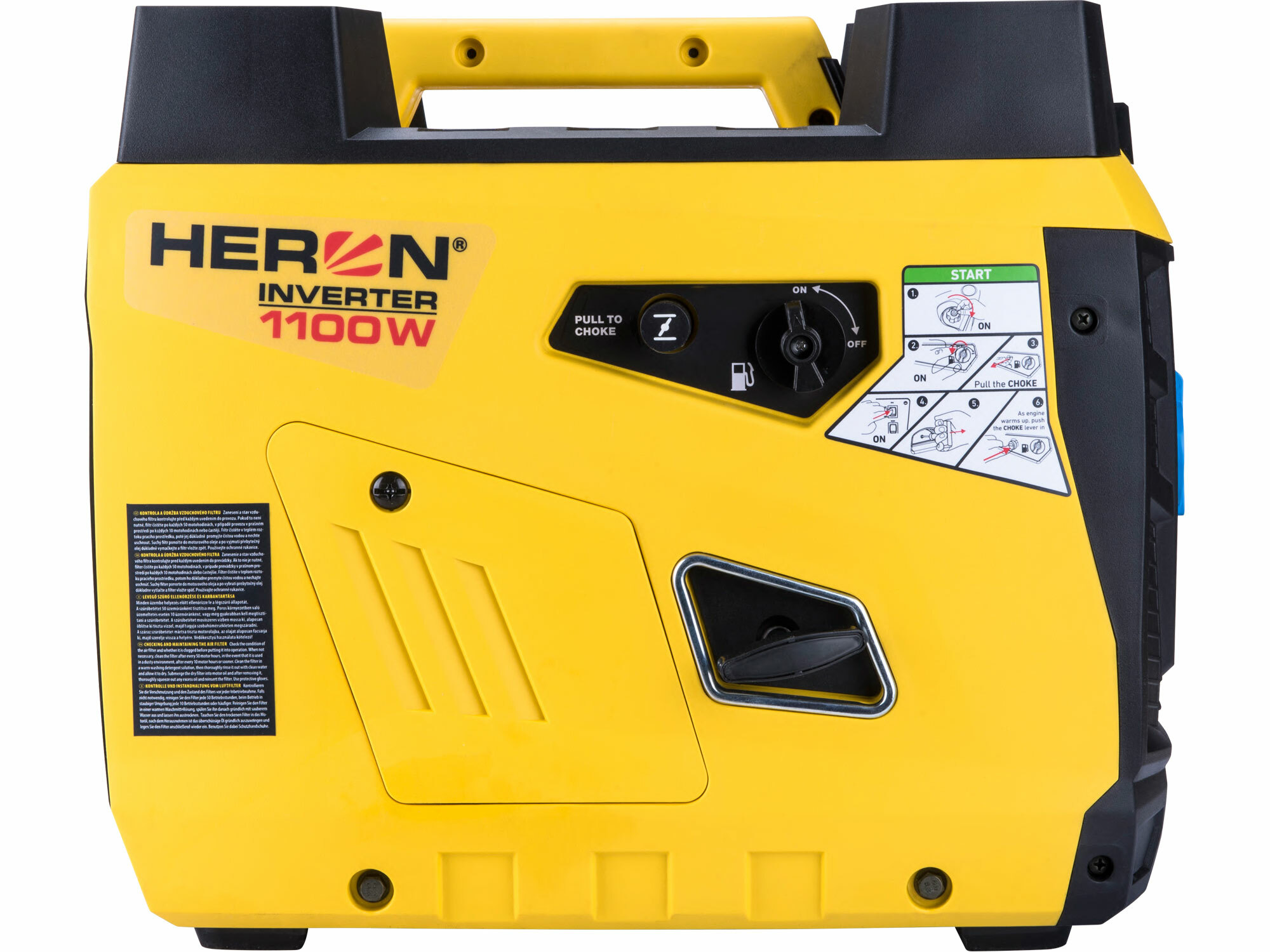 HERON 8896218 Elektrocentrála invertorová tichá 1F, 1,1kW