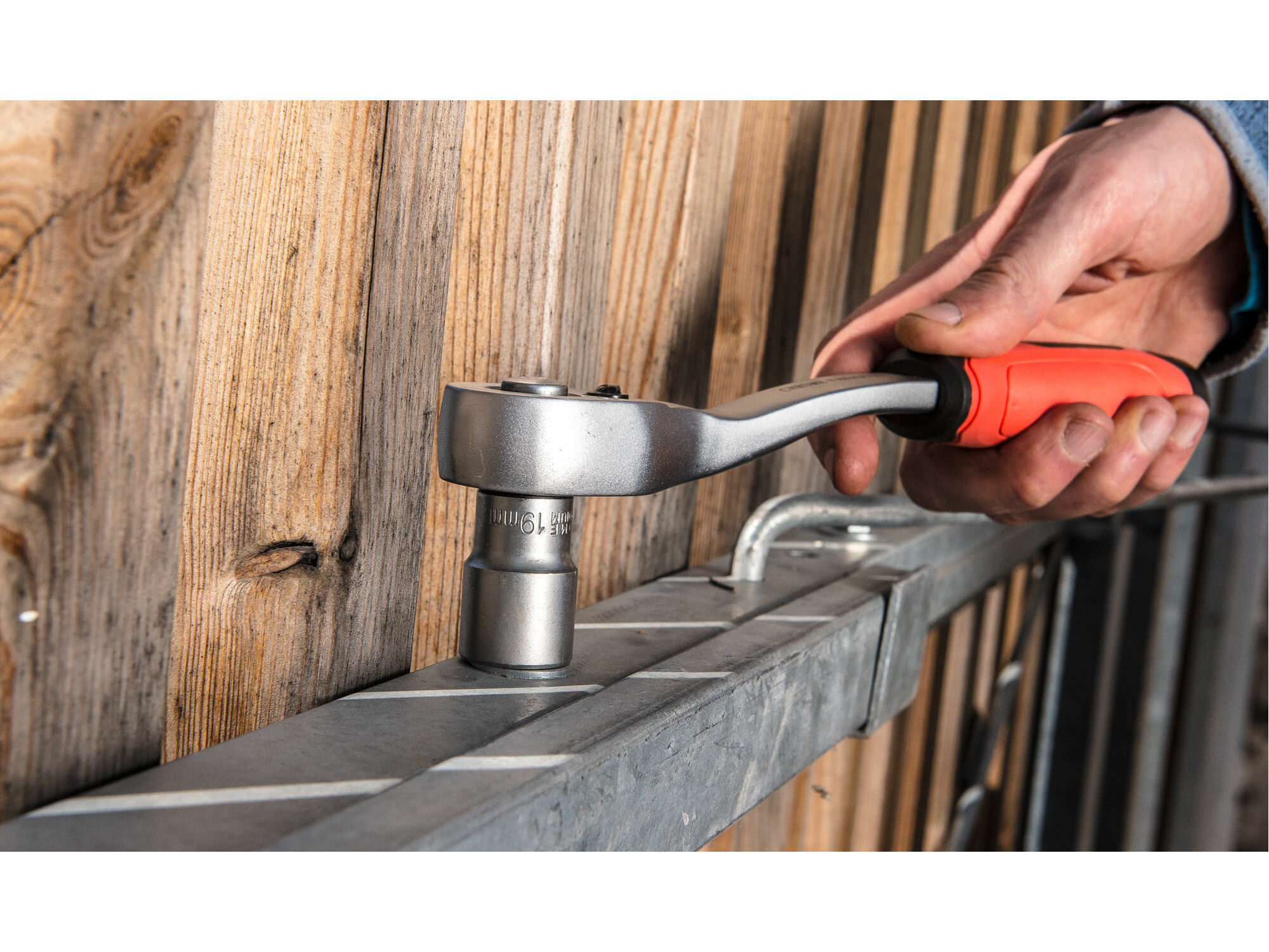 EXTOL PREMIUM 8816456 Račňa vyhnutá, 45 zubov, 1/2”