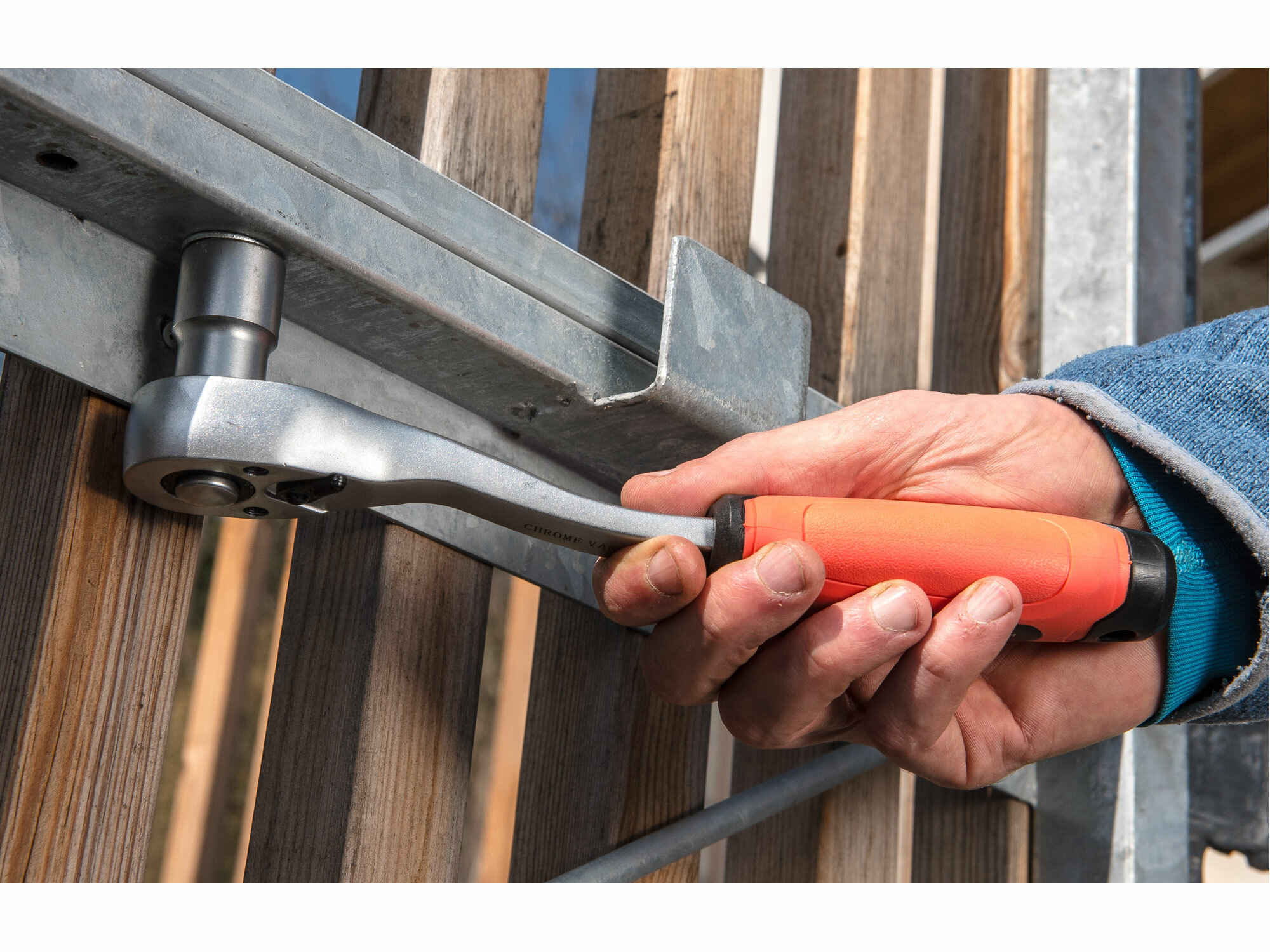 EXTOL PREMIUM 8816456 Račňa vyhnutá, 45 zubov, 1/2”