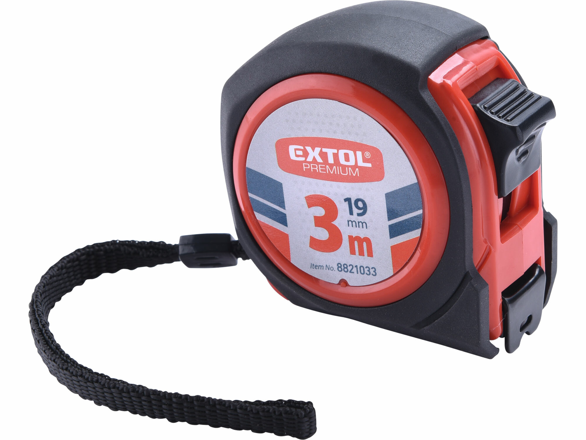 EXTOL PREMIUM 8821033 Meter zvinovací, 3m, šírka pásu 19mm