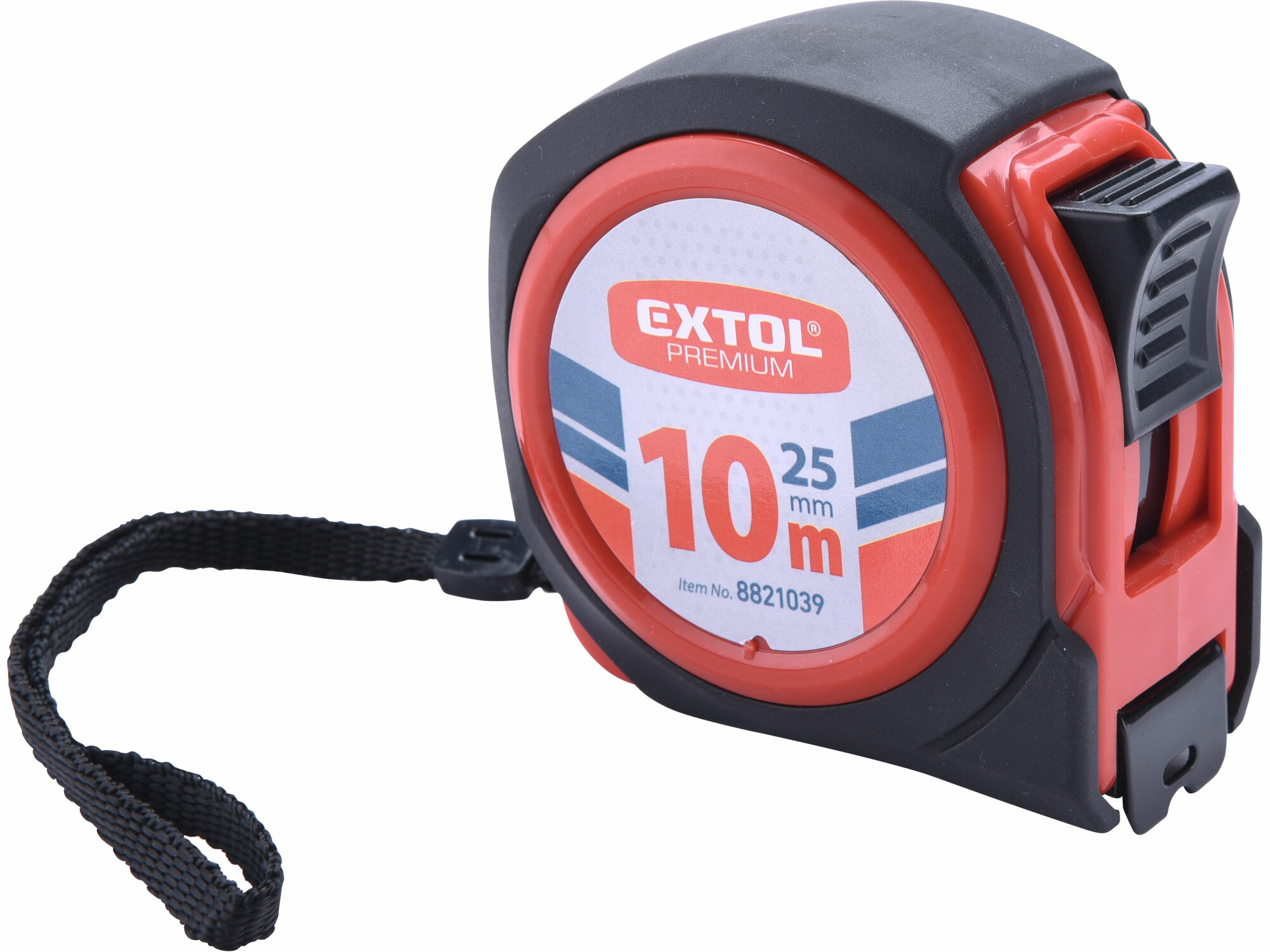 EXTOL PREMIUM 8821039 Meter zvinovací, 10m, šírka pásu 25mm