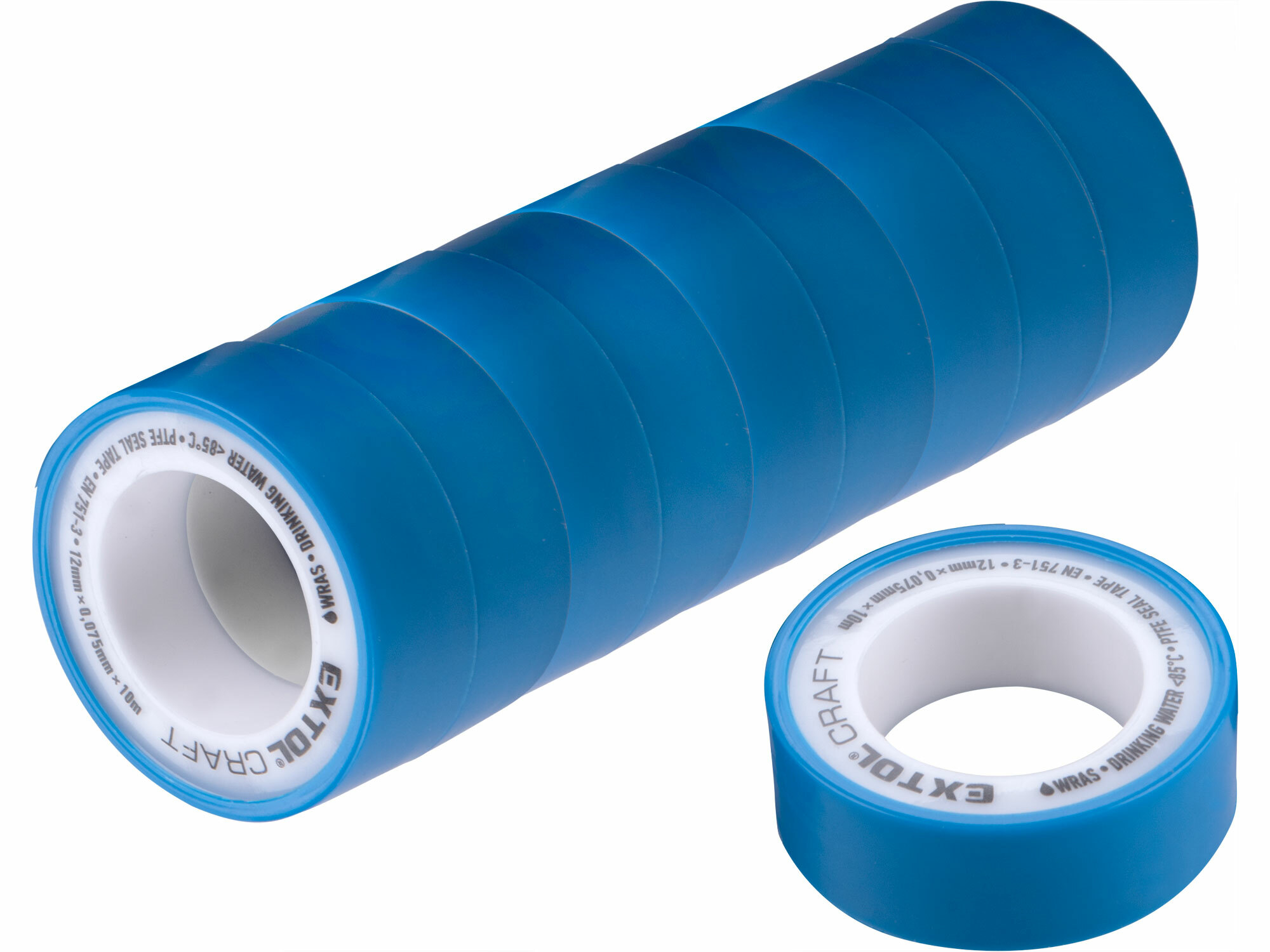 EXTOL CRAFT 47531 Pásky teflónové, 10ks, 12mmx10m, hr. 0,075mm