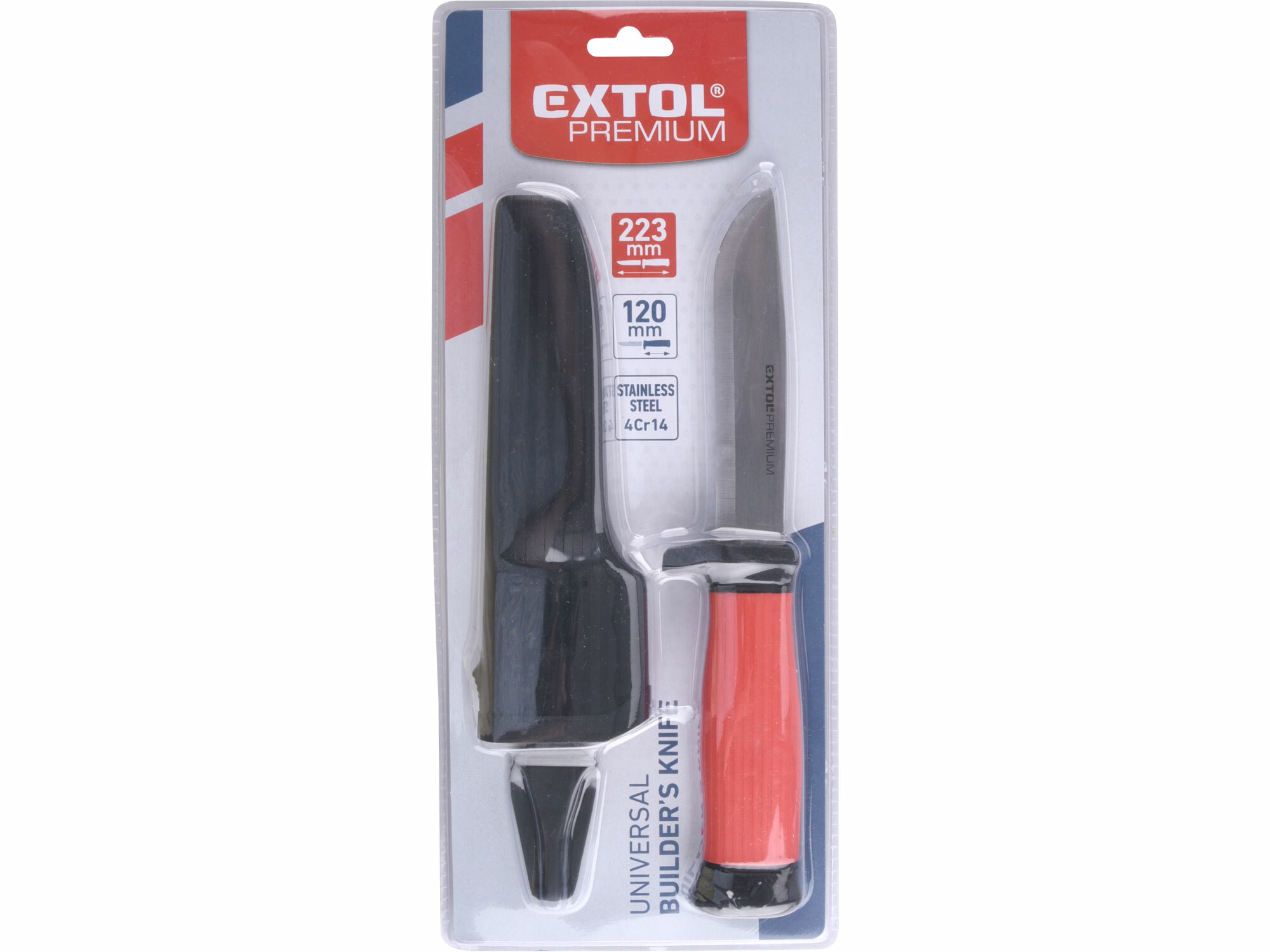 EXTOL PREMIUM 8855101 Nôž univerzálny 233mm, s puzdrom