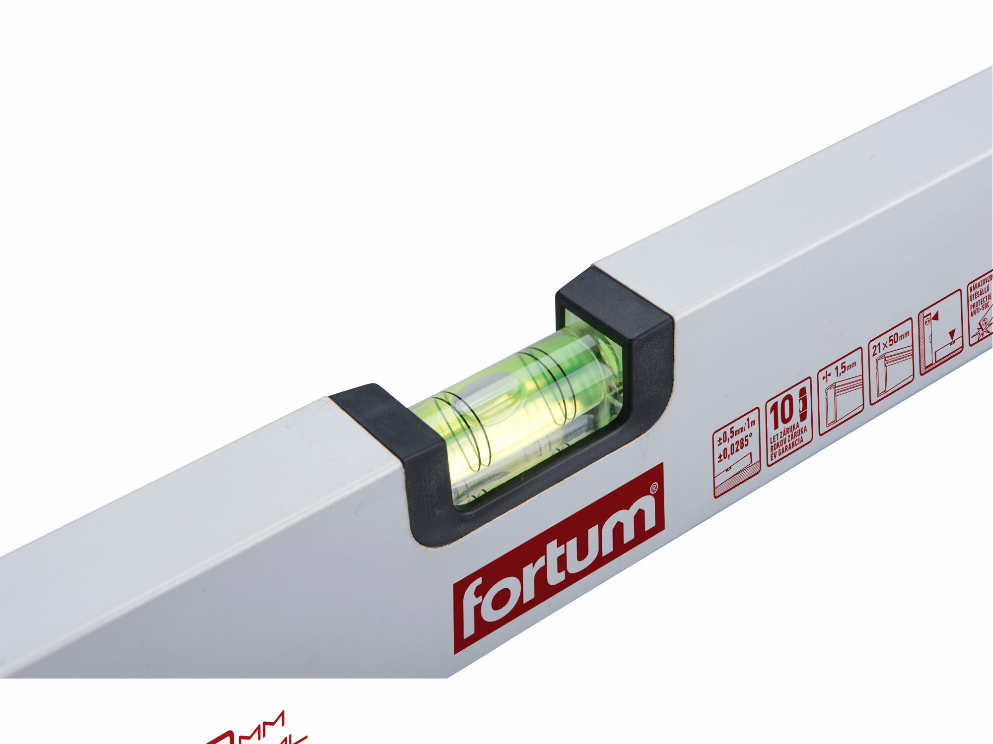 FORTUM 4783576 Vodováha hliníková, 2 libely, 600mm
