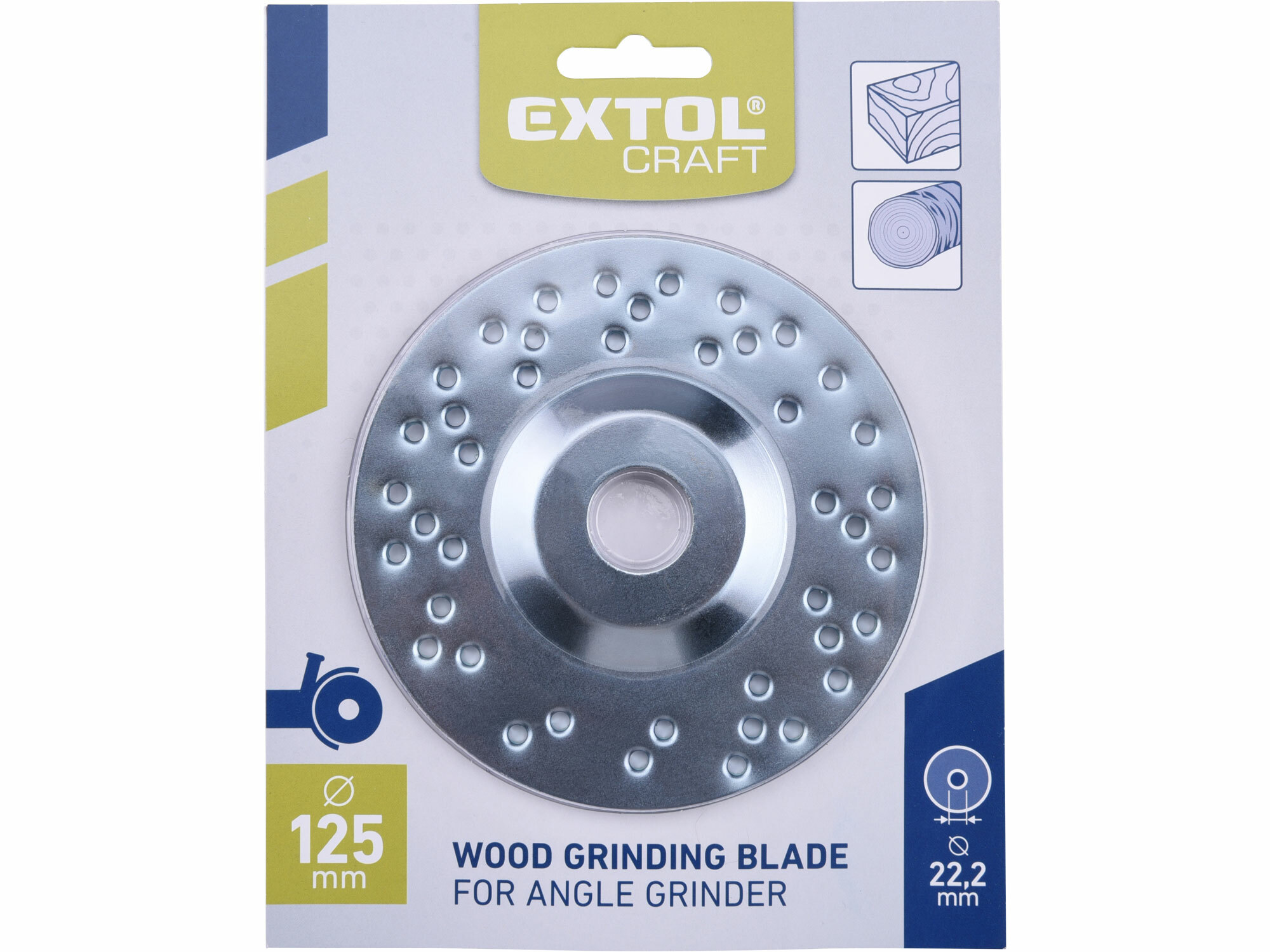 EXTOL CRAFT 10801 Kotúč brúsny na drevo, 125mm