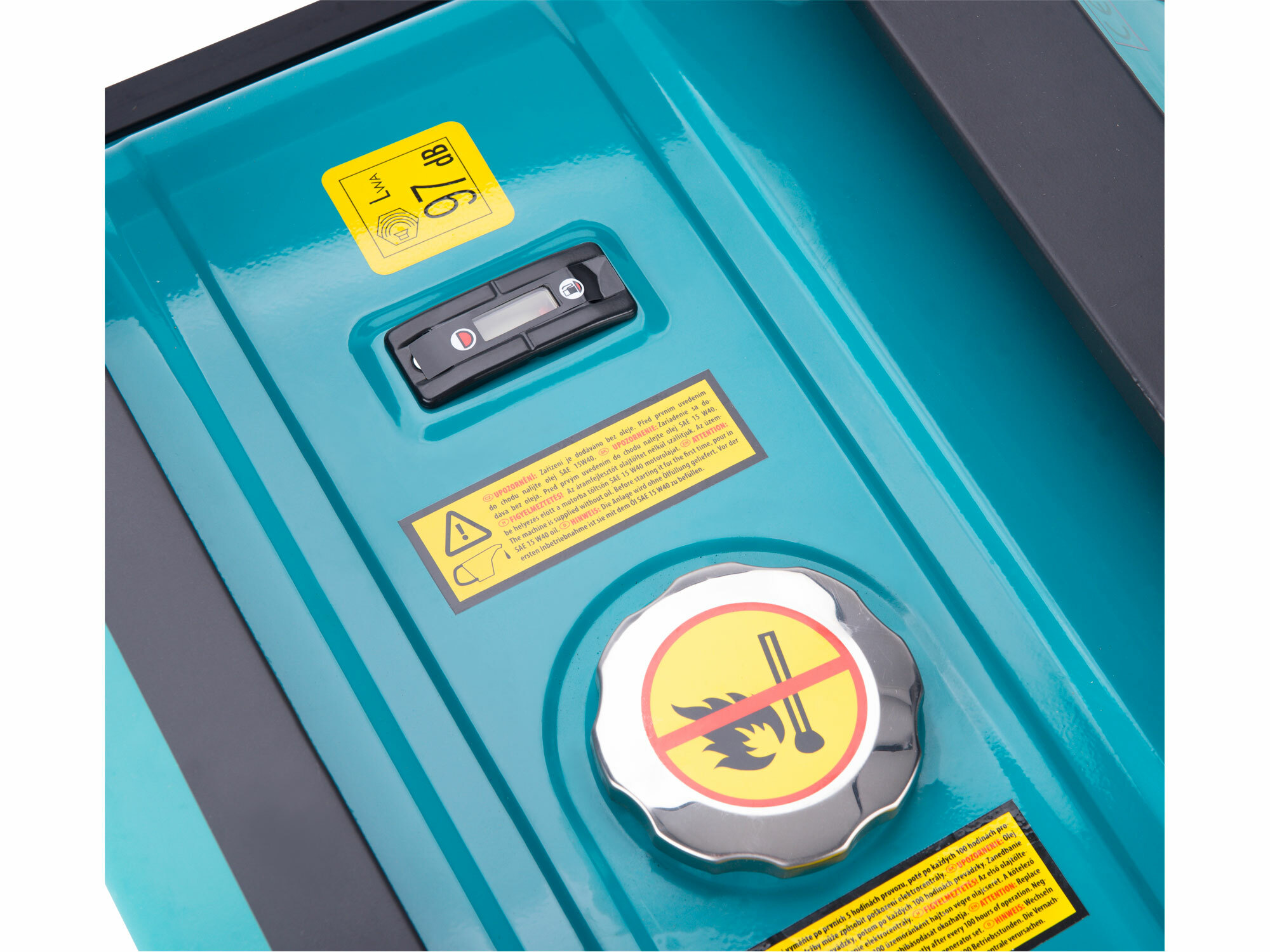 HERON 8896421 Benzínová elektrocentrála 7,0 kW, 230 V, elektrický štart, AVR
