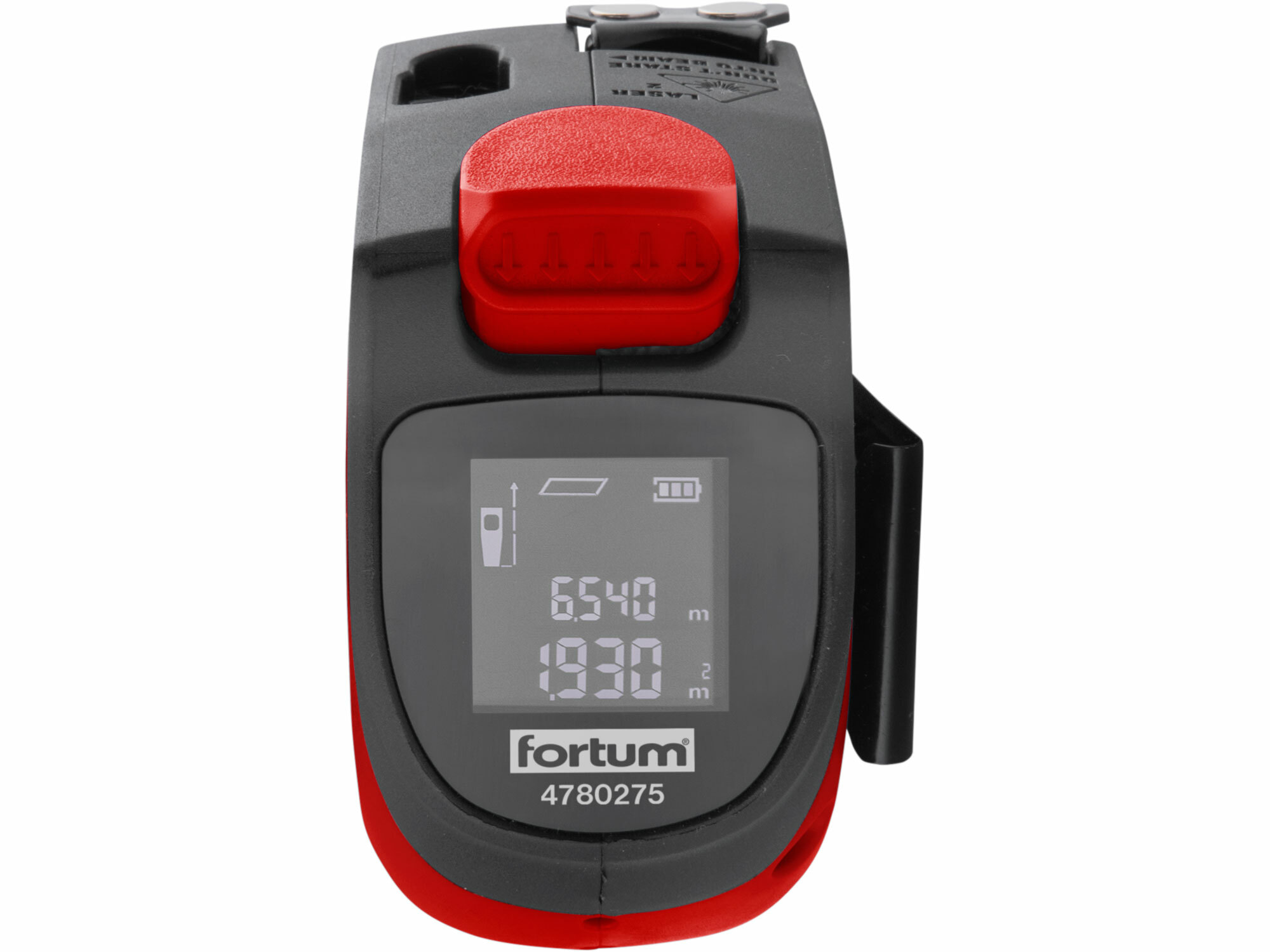 FORTUM 4780275 Meter zvinovací s laserovým meračom vzdialenosti 2v1