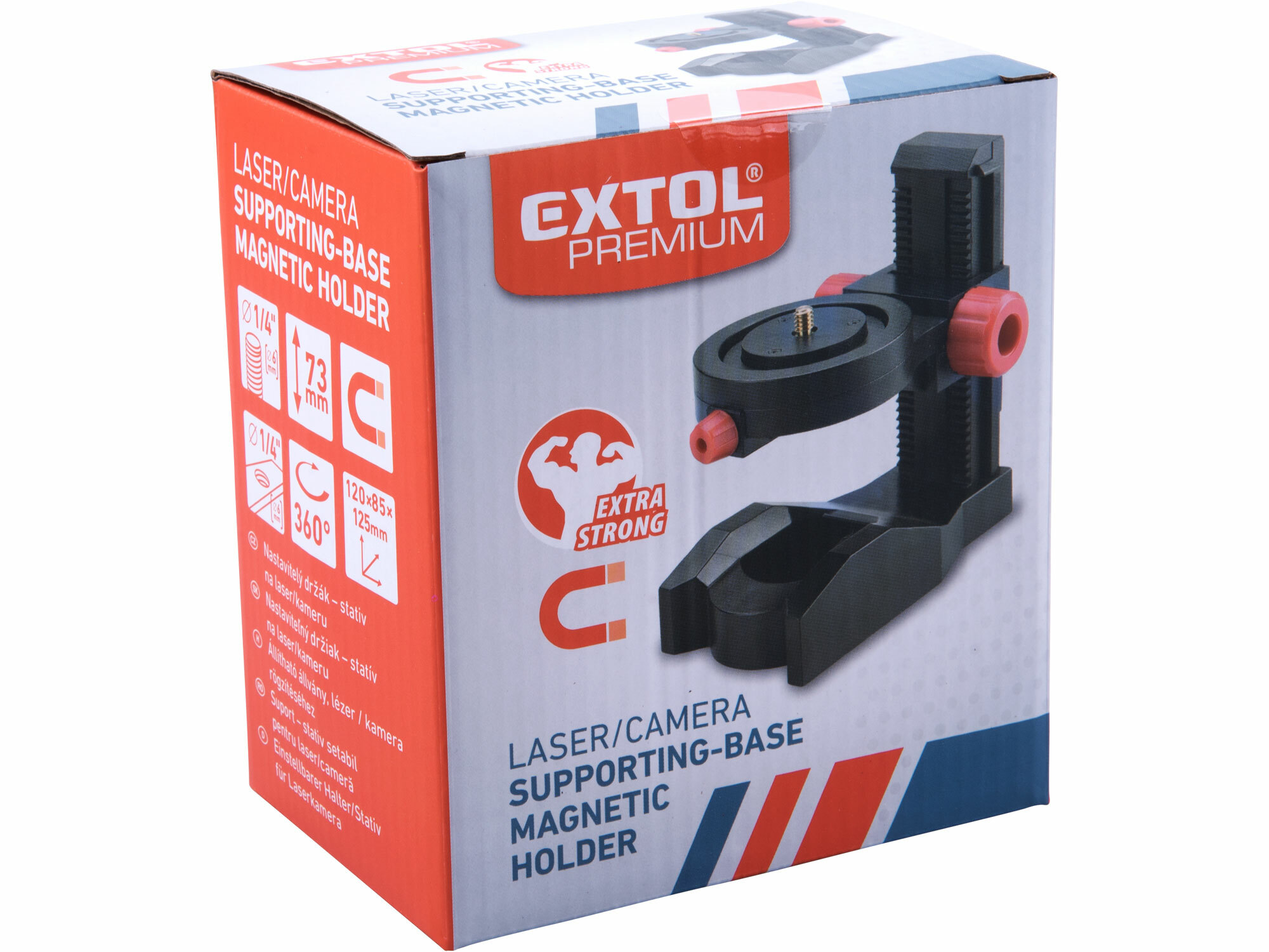 EXTOL PREMIUM 8823920 Držiak magnetický na laserovú vodováhu