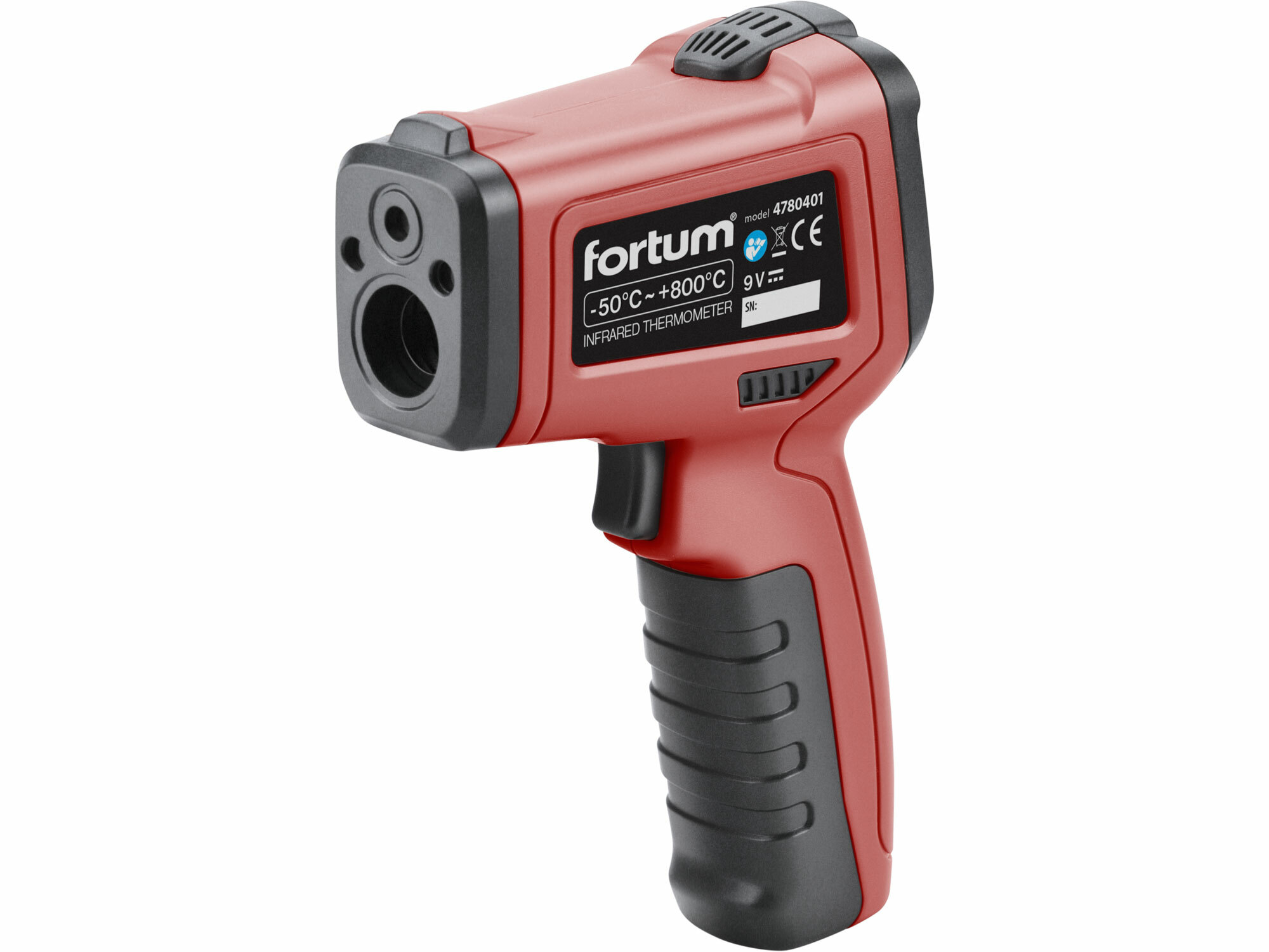 FORTUM 4780401 Merač teploty bezkontaktný, rozsah -50°C až 800°C