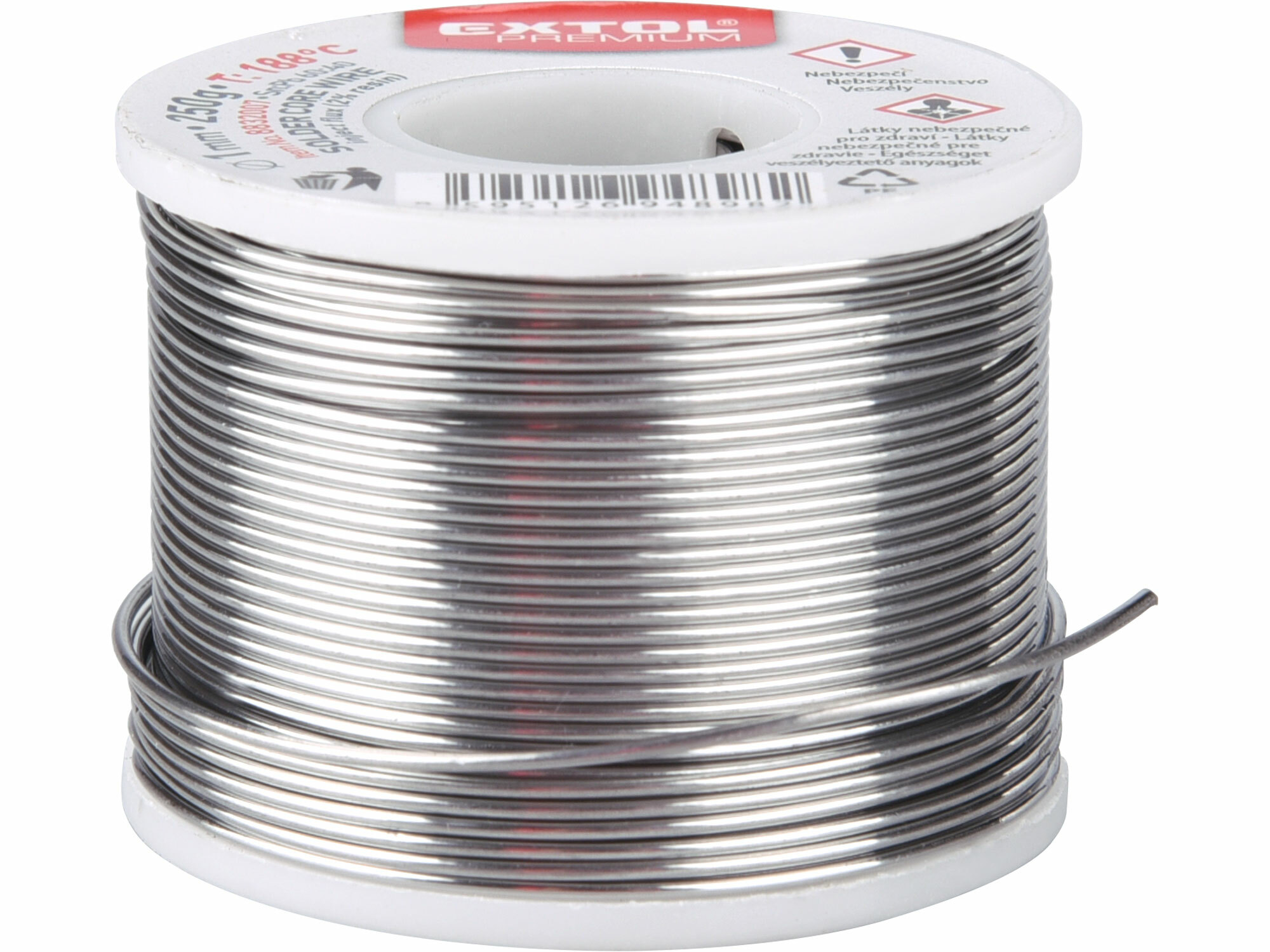EXTOL PREMIUM 8832007 Cín na spájkovanie Ø1mm, 250g