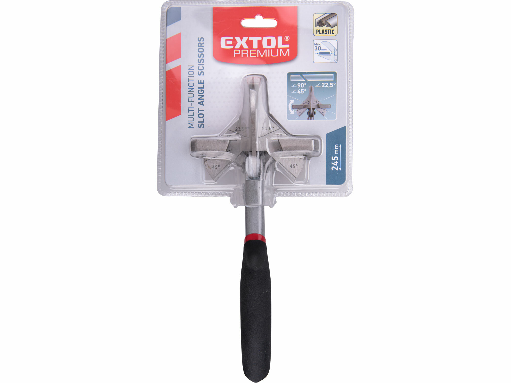 EXTOL PREMIUM 8831190 Nožnice na plastové profily 245mm
