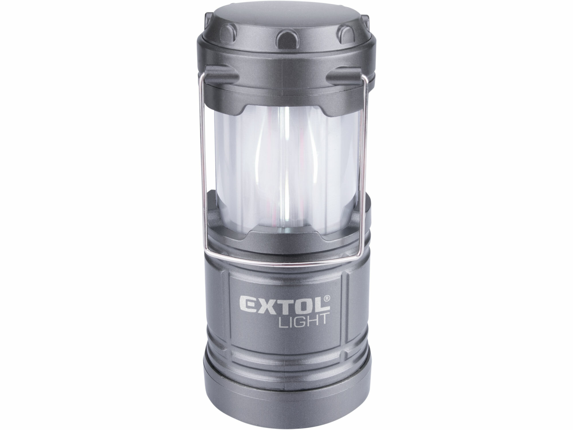 EXTOL LIGHT 43158 Svietidlo kempingové, 75lm, efekt "plameň" (25lm), 3x1,5V AA
