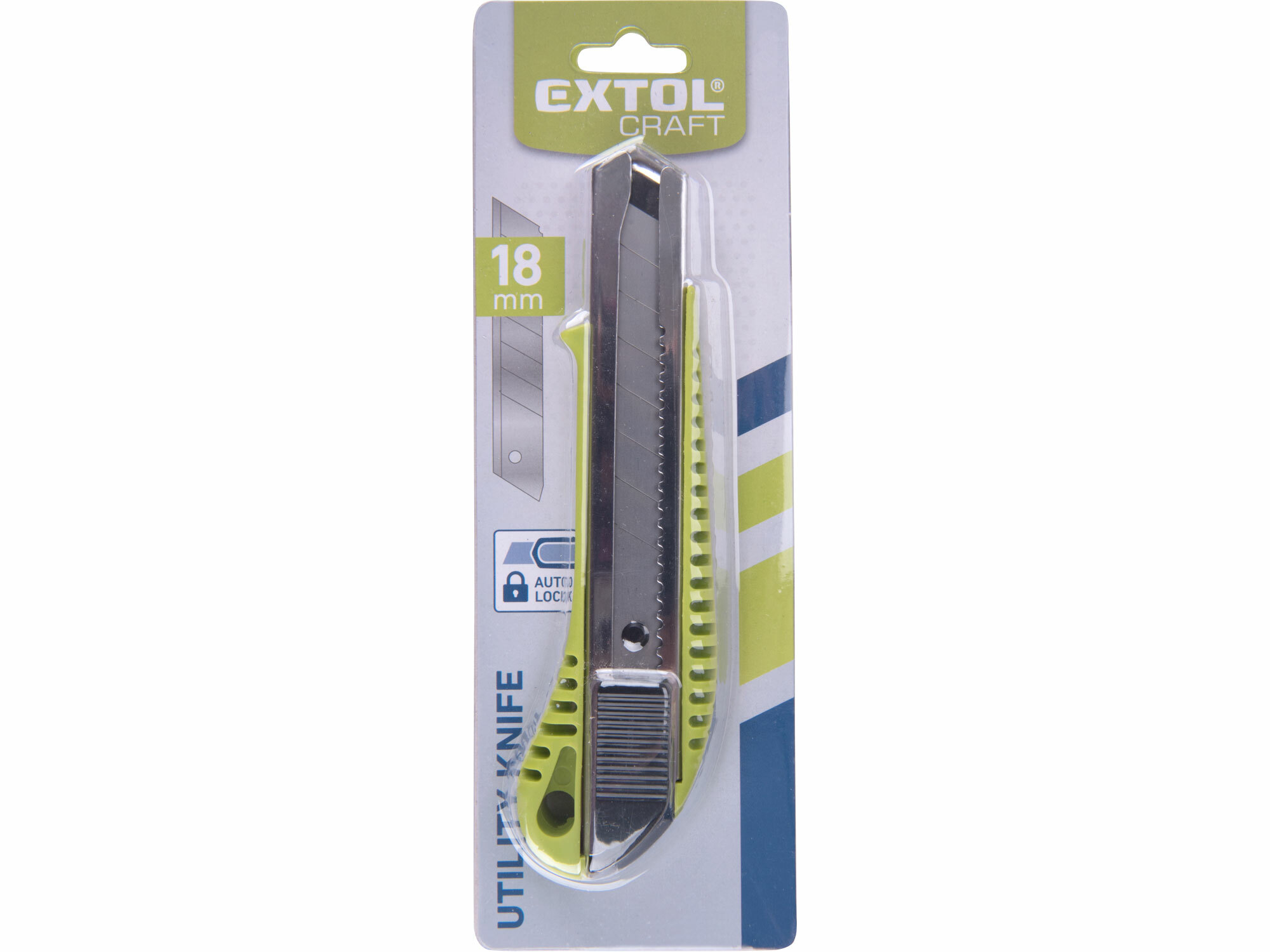 EXTOL CRAFT 955006 Nôž univerzálny olamovací, 18mm, kovová výstuž