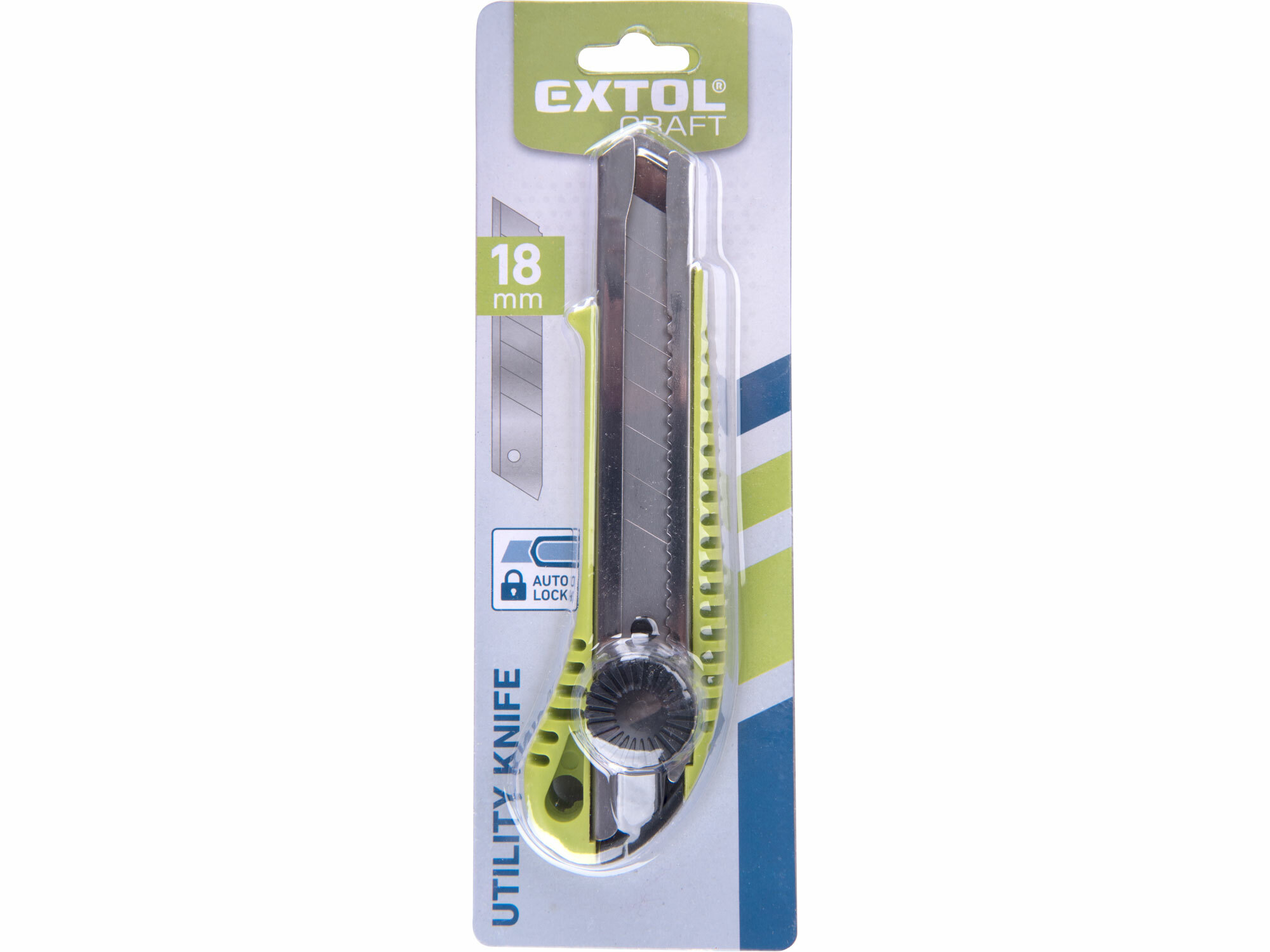 EXTOL CRAFT 955007 Nôž univerzálny olamovací, 18mm, kovová výstuž
