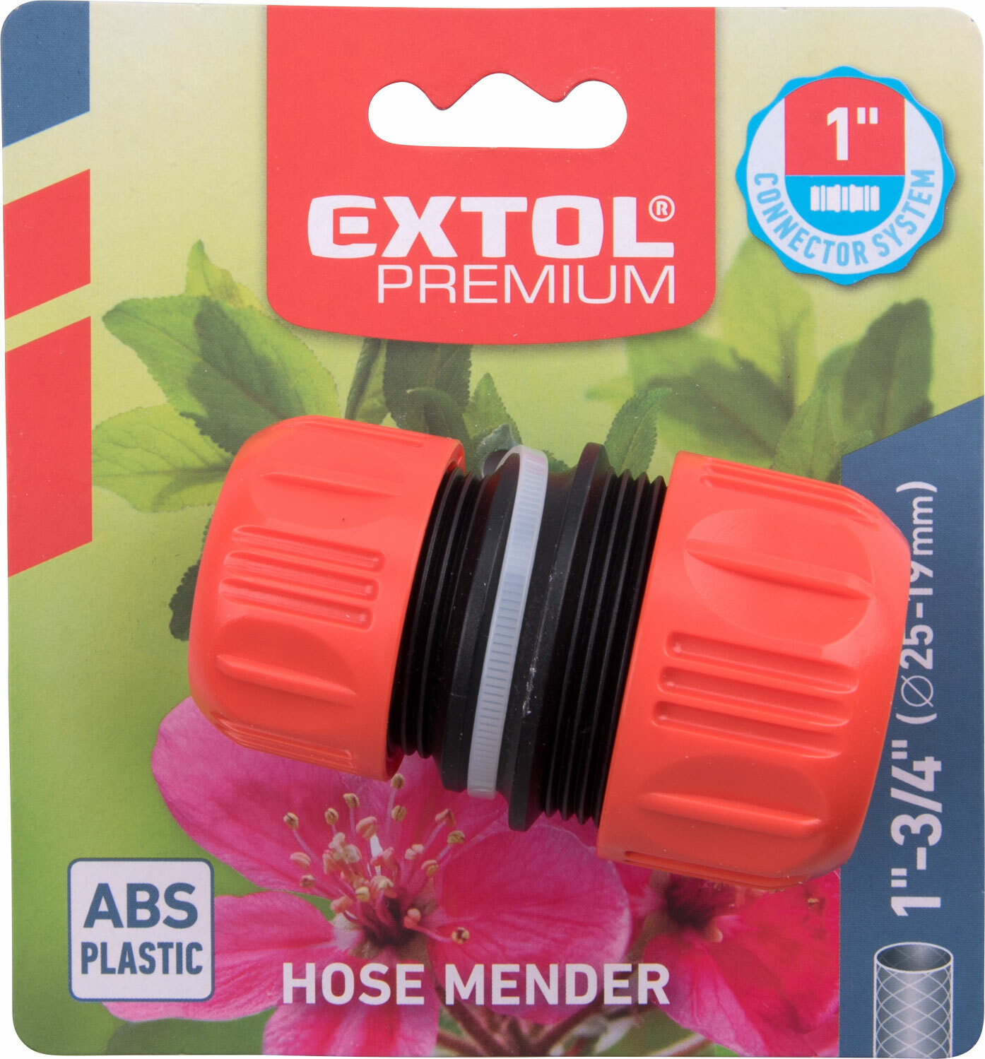 EXTOL PREMIUM 8876508 Spojka na hadice plastová, redukcia z 1" na 3/4"