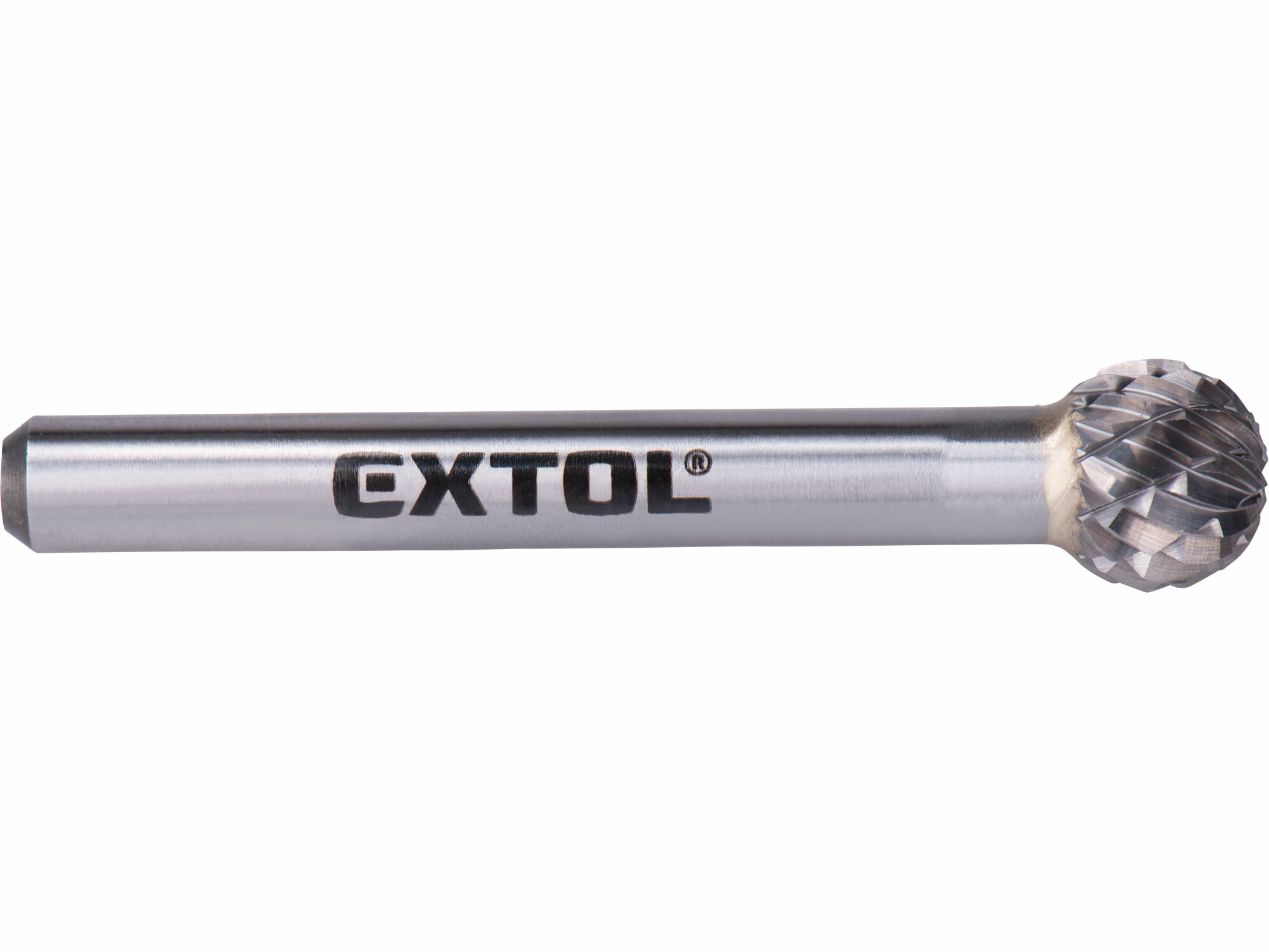 EXTOL INDUSTRIAL 8703734 Fréza karbidová guľovitá, Ø10mm, stopka Ø6mm