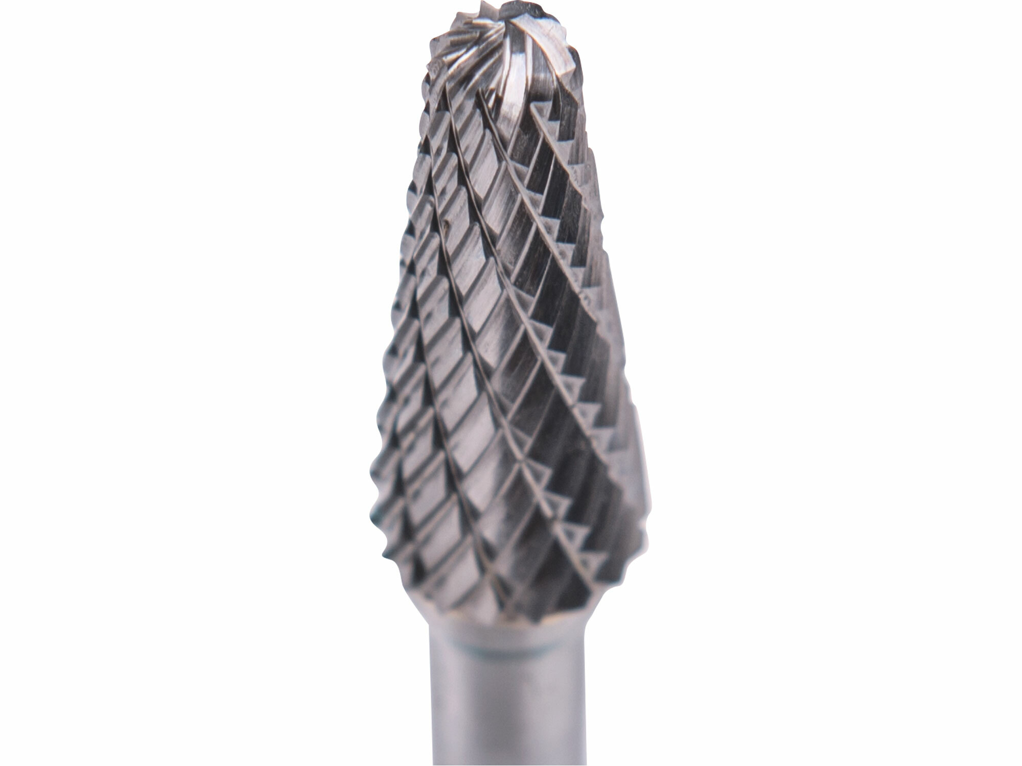 EXTOL INDUSTRIAL 8703784 Fréza karbidová kónická, pologuľaté čelo, Ø10mm, rezná dĺžka 25mm, stopka Ø6mm