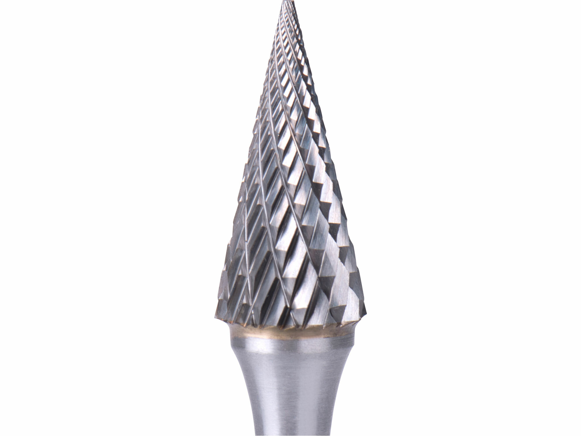 EXTOL INDUSTRIAL 8703795 Fréza karbidová kónická špicatá, Ø12mm, rezná dĺžka 25mm, stopka Ø6mm