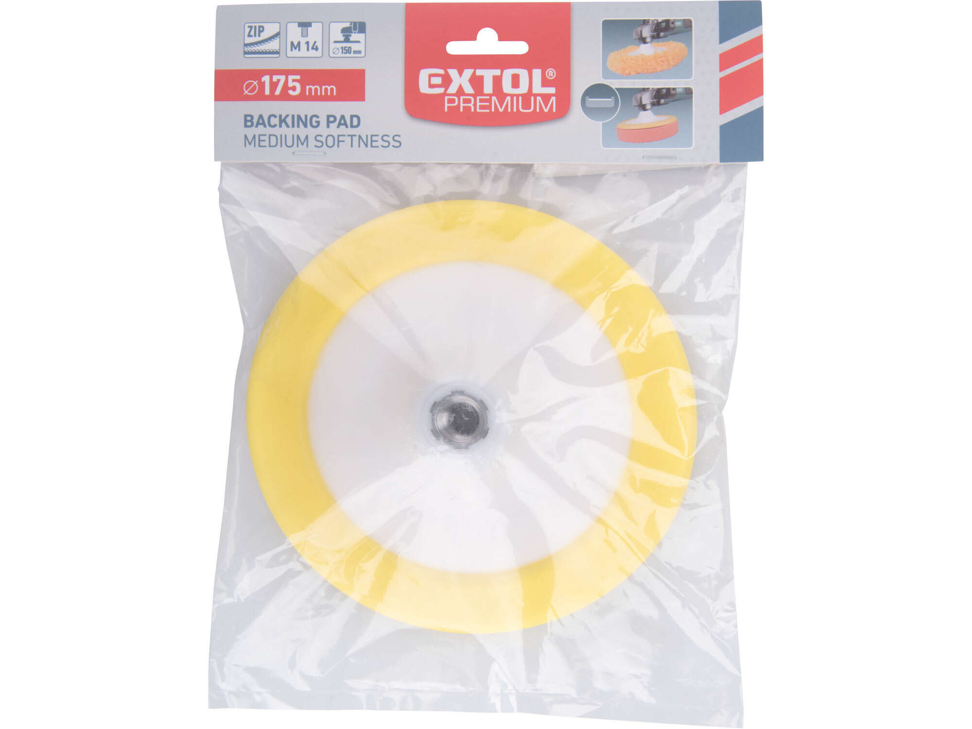 EXTOL PREMIUM 8804490 Tanier unášací pre leštiace rúna, priemer 175mm
