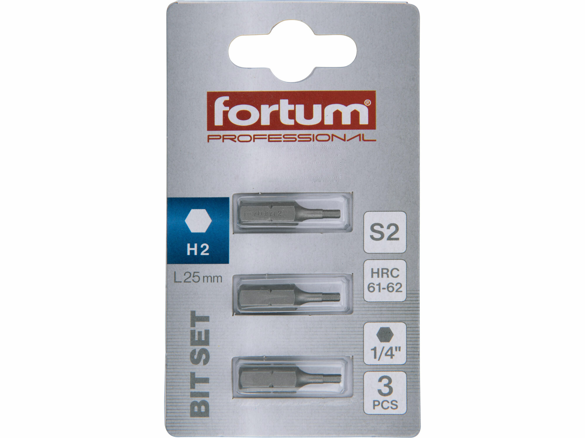 FORTUM 4741502 Bit imbus 3ks, H 2x25mm