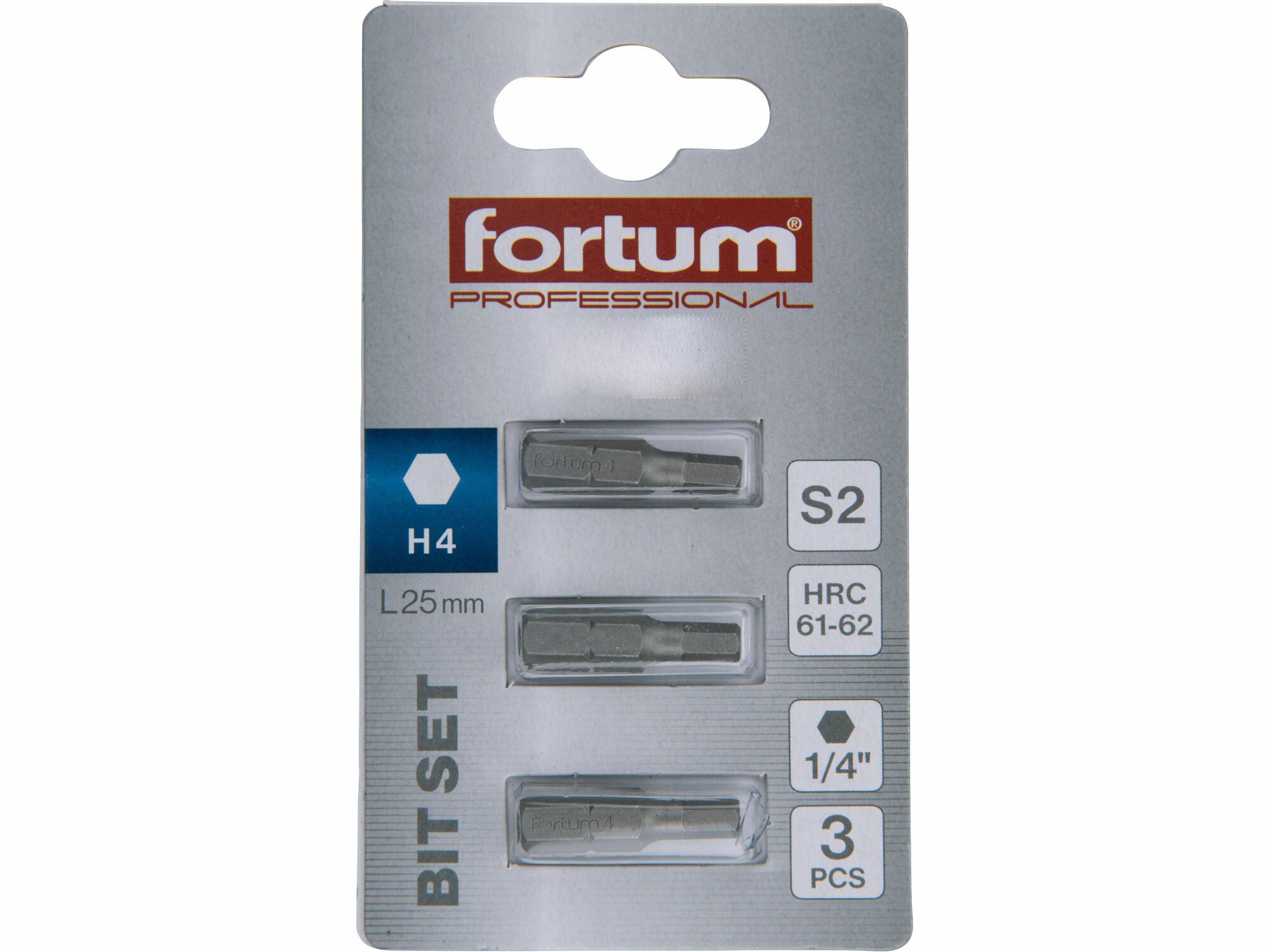 FORTUM 4741505 Bit imbus 3ks, H 4x25mm
