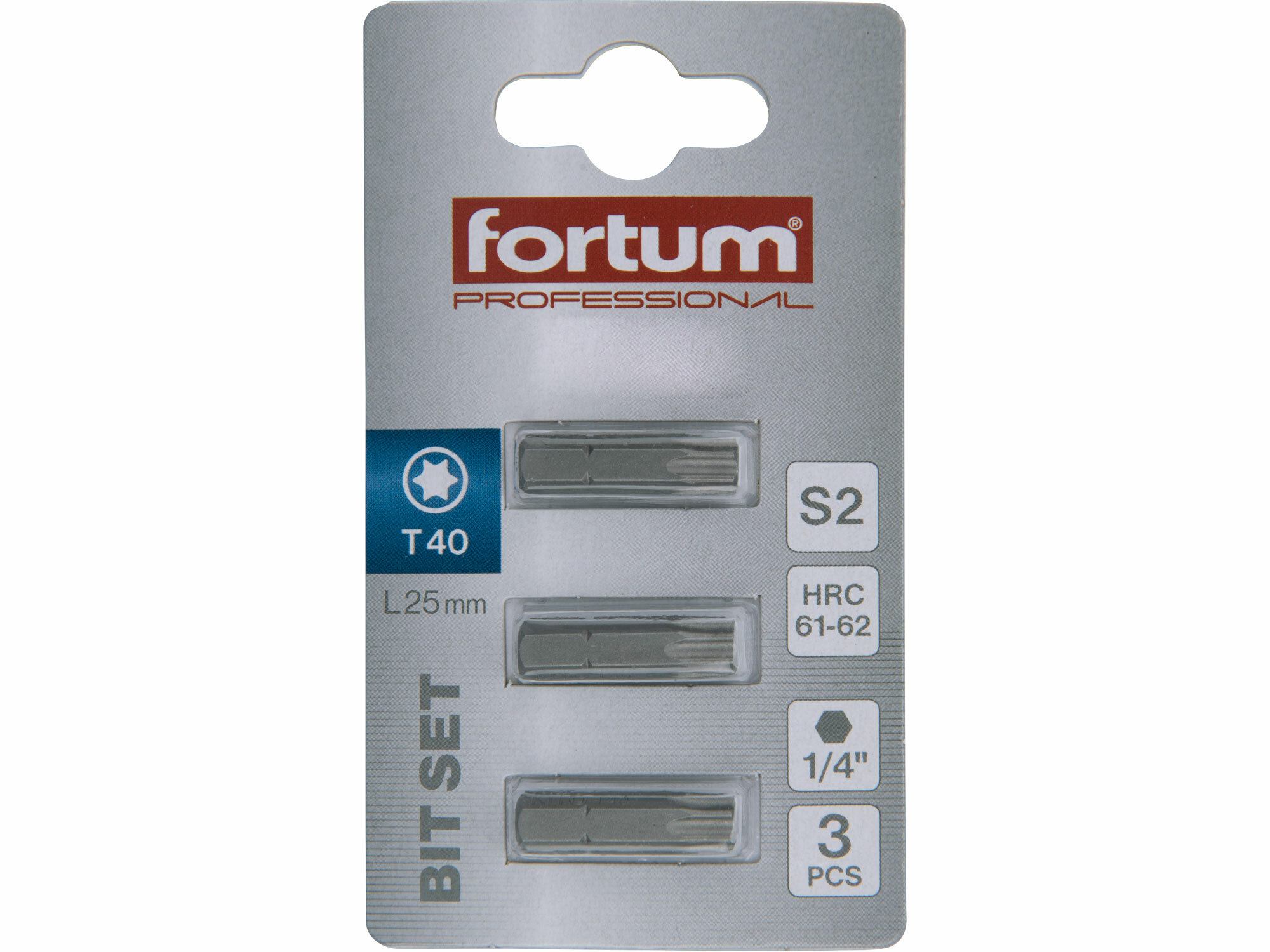 FORTUM 4741440 Bit torx 3ks, T 40x25mm
