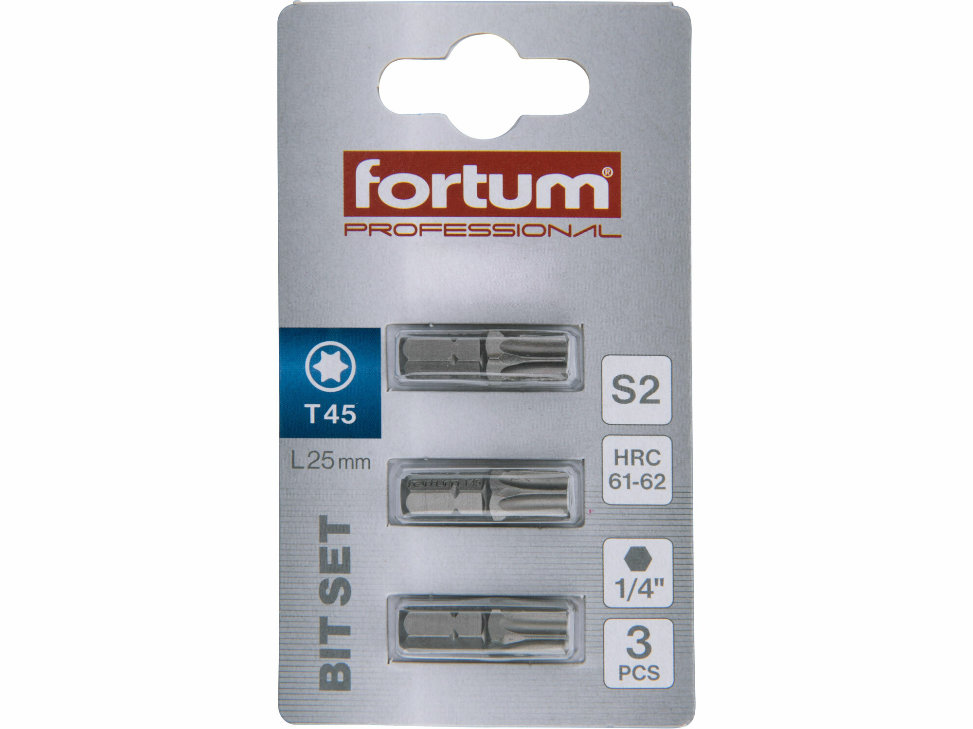 FORTUM 4741445 Bit torx 3ks, T 45x25mm