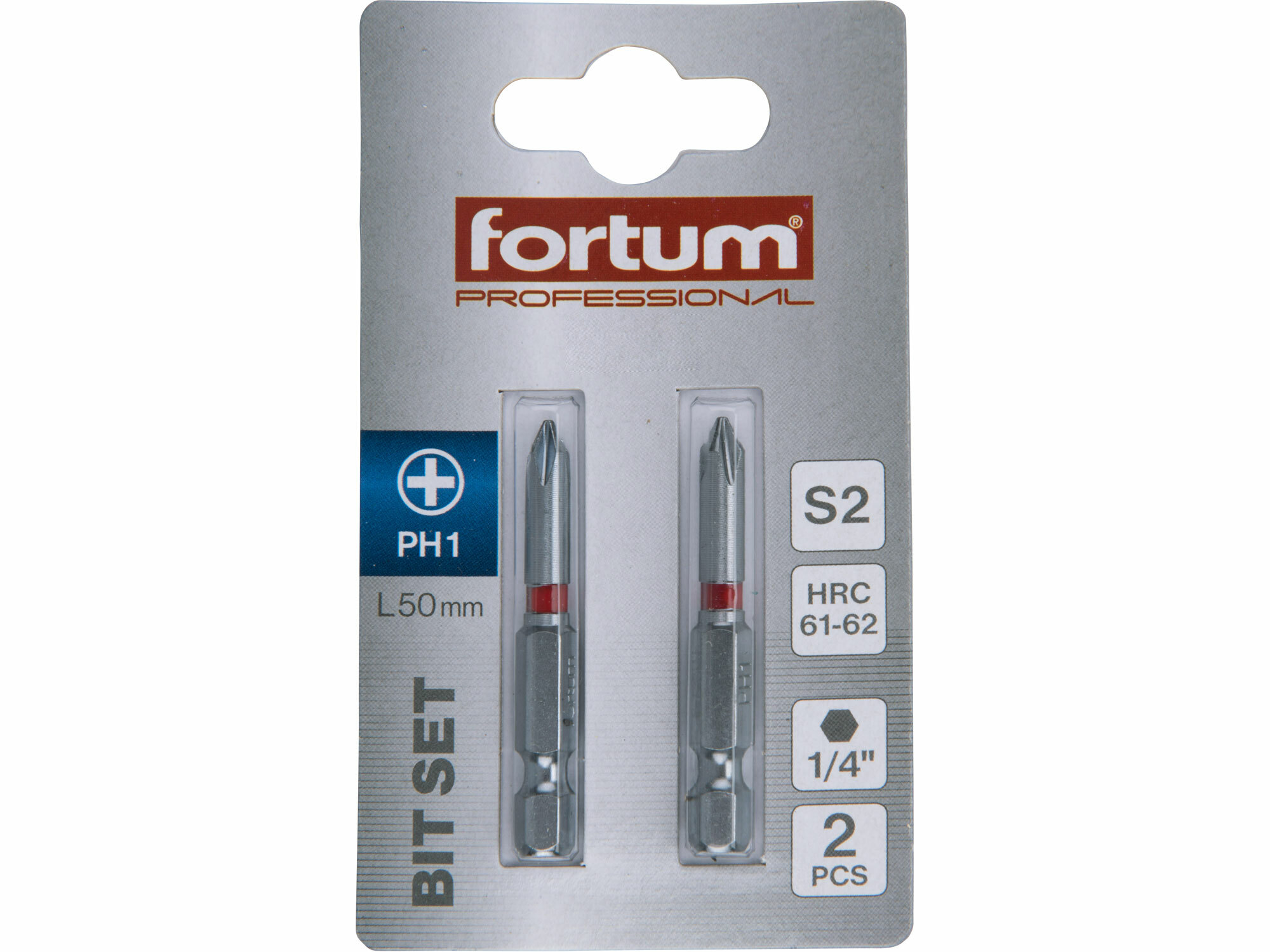 FORTUM 4741211 Bit krížový 2ks, PH 1x50mm