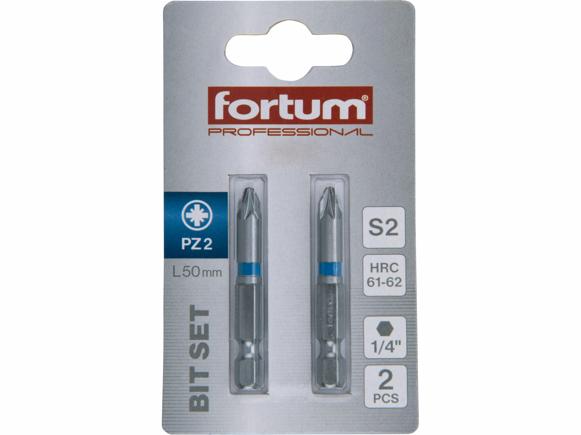 FORTUM 4741312 Bit krížový 2ks, PZ 2x50mm
