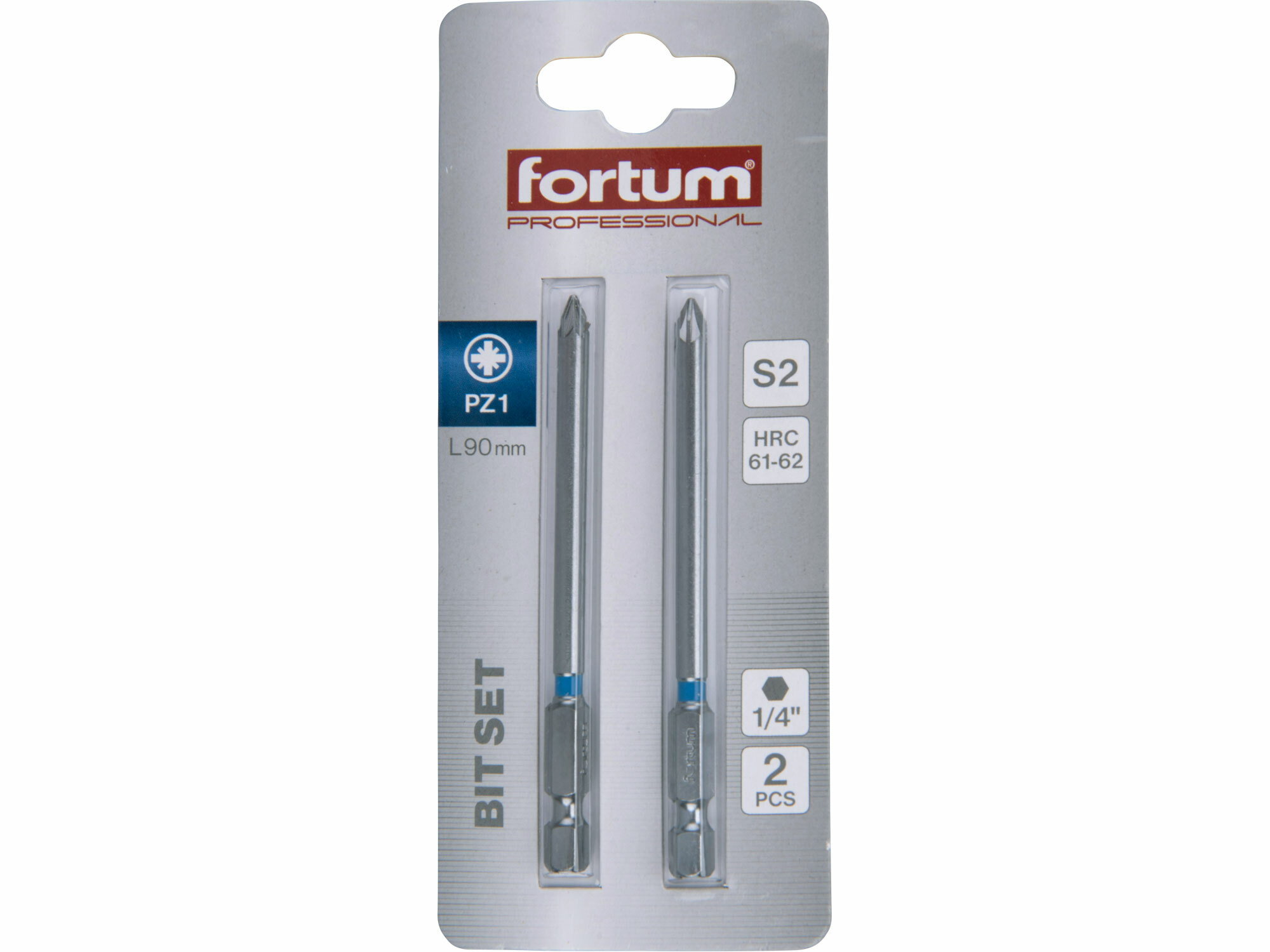 FORTUM 4741321 Bit krížový 2ks, PZ 1x90mm