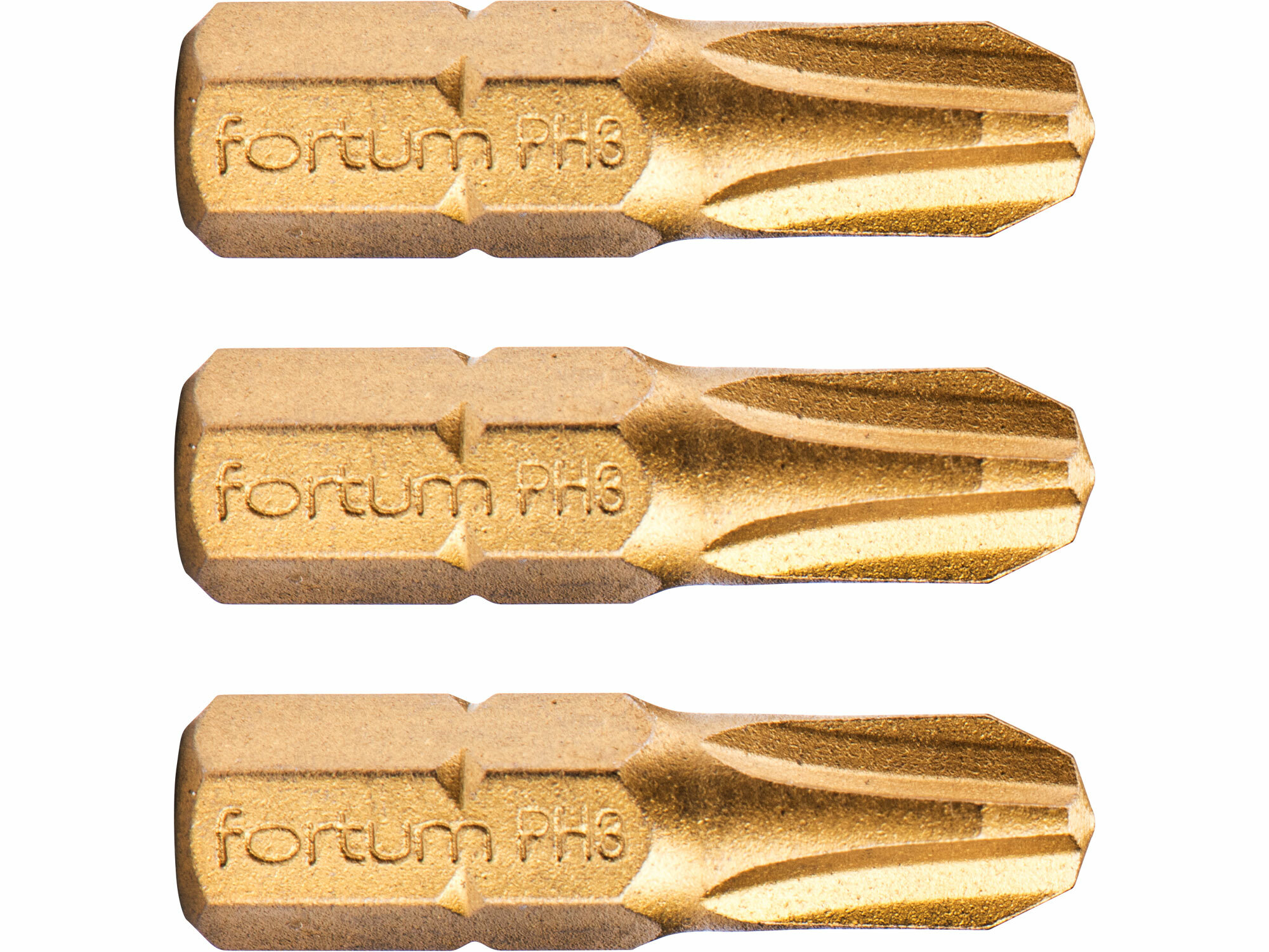 FORTUM 4741273 Bit krížový 3ks, PH 3x25mm