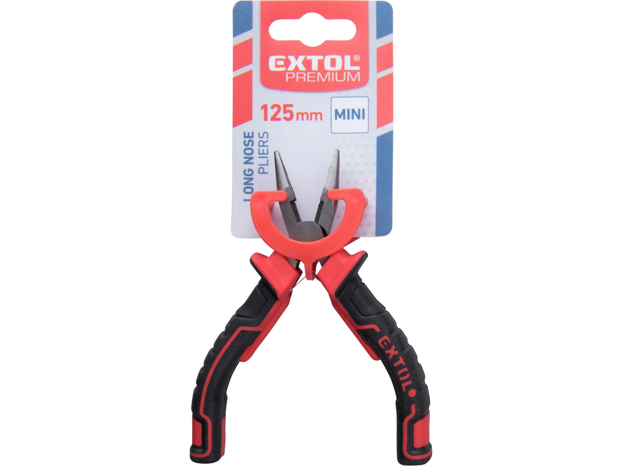EXTOL PREMIUM 8813023 Kliešte pologuľaté priame mini, 125mm