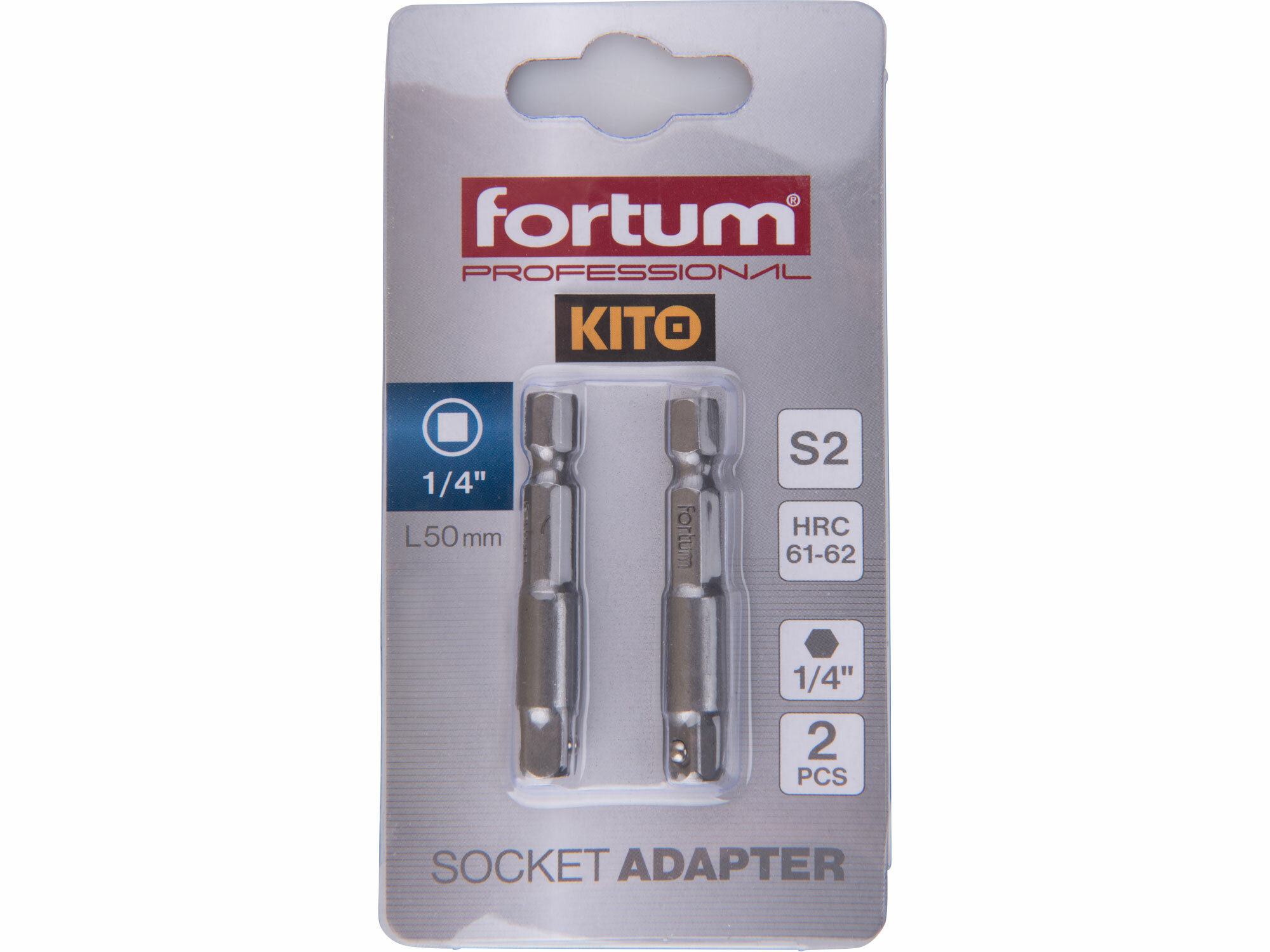 FORTUM 4741523 Adaptér 2ks, 1/4" x 50mm