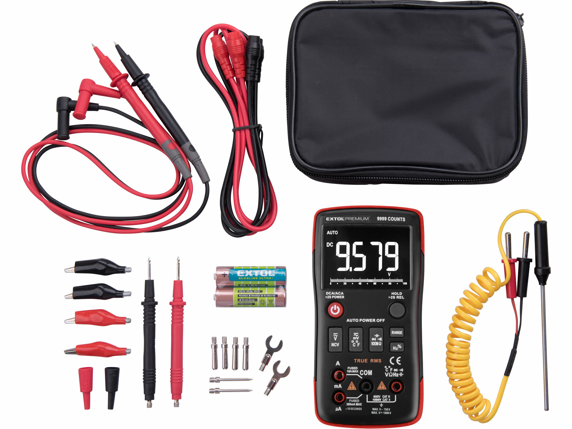 EXTOL PREMIUM 8831251 Multimeter digitálny TrueRMS