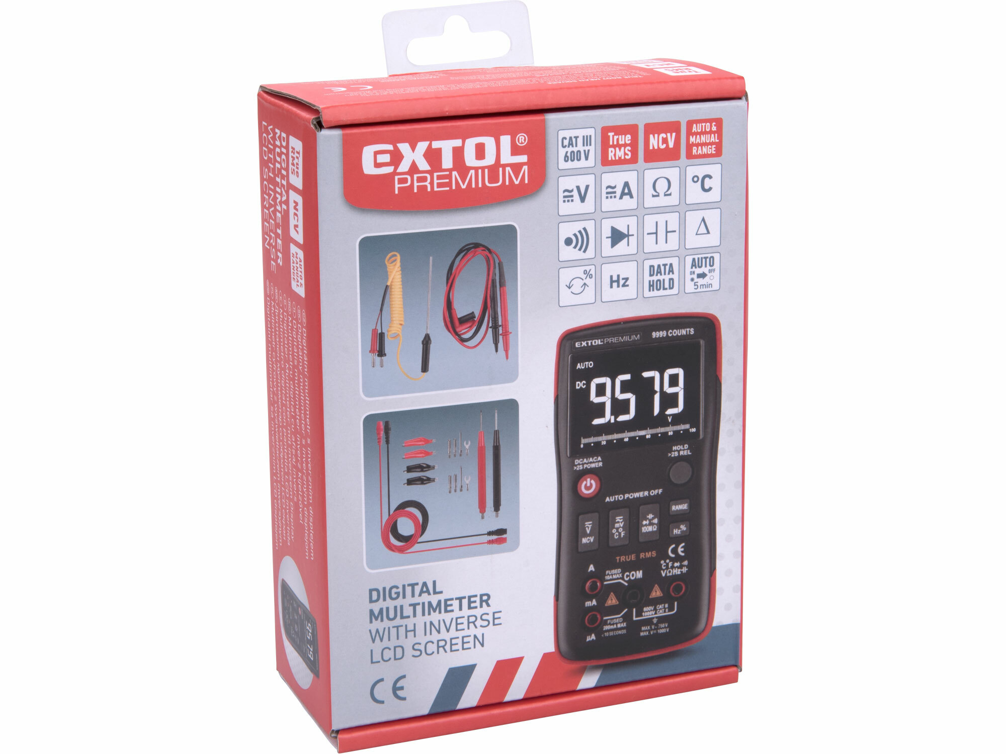 EXTOL PREMIUM 8831251 Multimeter digitálny TrueRMS