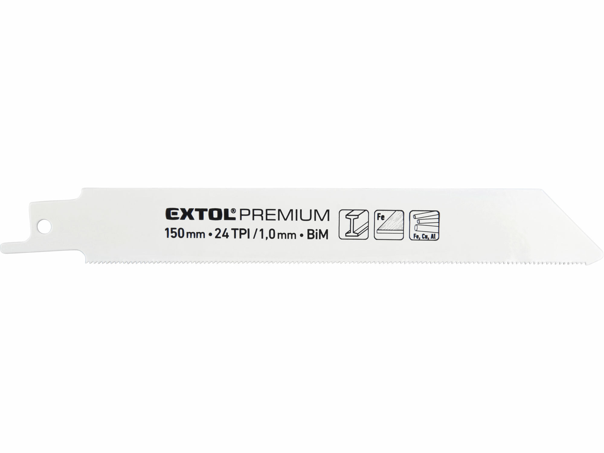 EXTOL PREMIUM 8806204 List pílový do chvostovej píly 3ks, 150x19x0,9mm