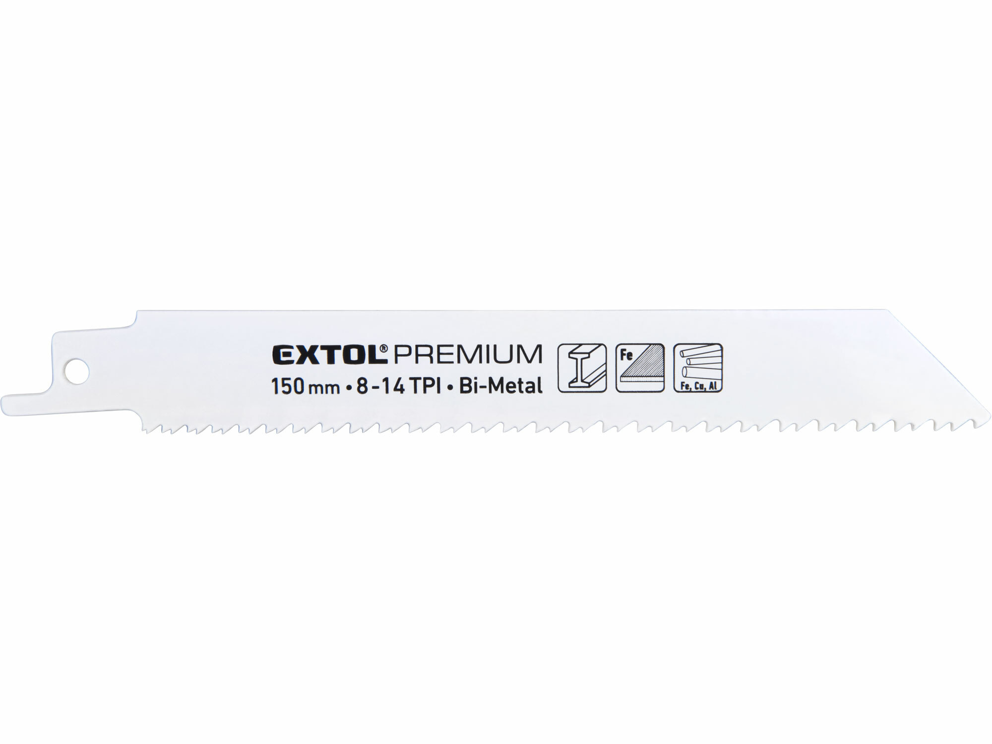 EXTOL PREMIUM 8806205 List pílový do chvostovej píly 3ks, 150x19x0,9mm