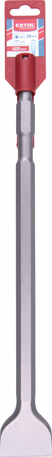 EXTOL PREMIUM 8801584 Sekáč plochý HEX 17mm, dĺžka 400mm, šírka 50mm