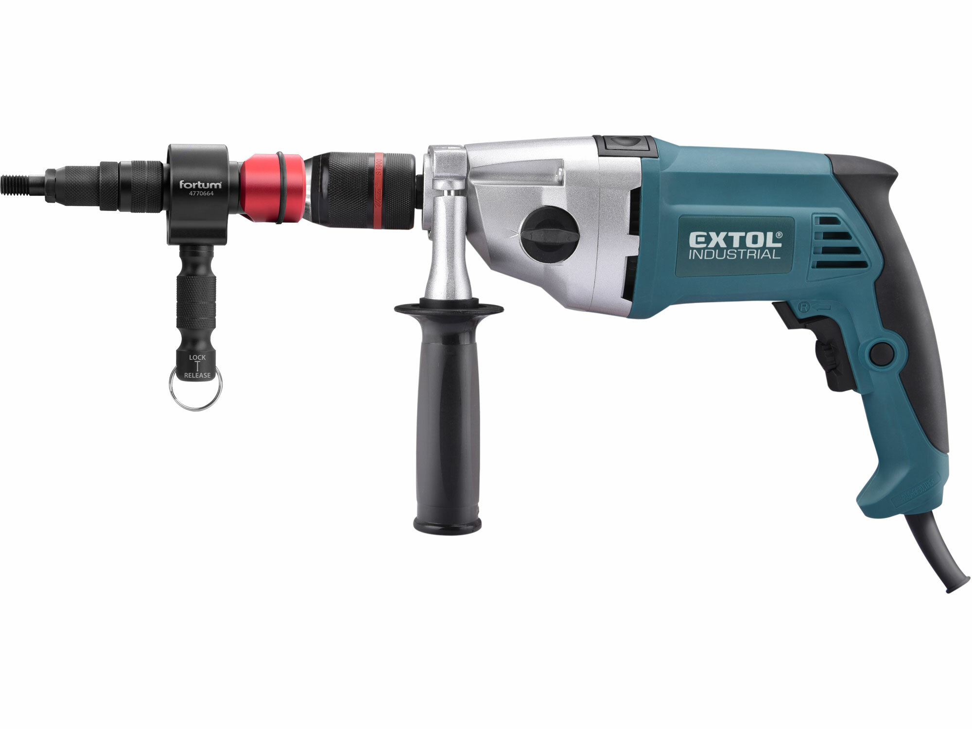 FORTUM 4770664 Nadstavec do vŕtačky na nitovanie matíc M3-M12