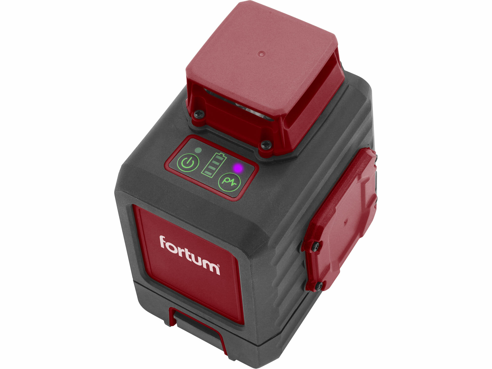 FORTUM 4780209 Laser líniový, krížový samonivelačný, zelený, 1D1V(1H360+1V), Li-ion akumulátor
