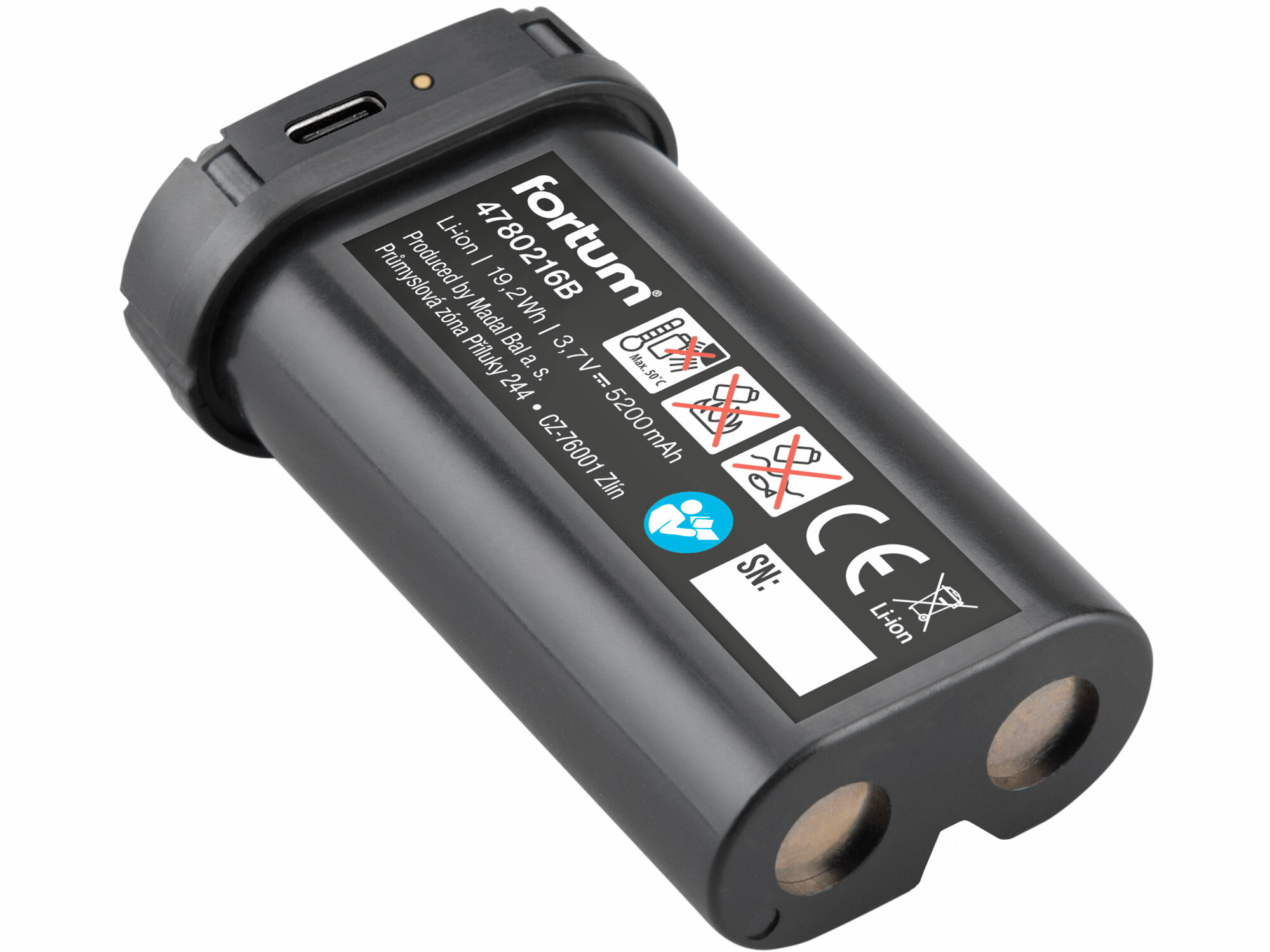 FORTUM 4780209 Laser líniový, krížový samonivelačný, zelený, 1D1V(1H360+1V), Li-ion akumulátor