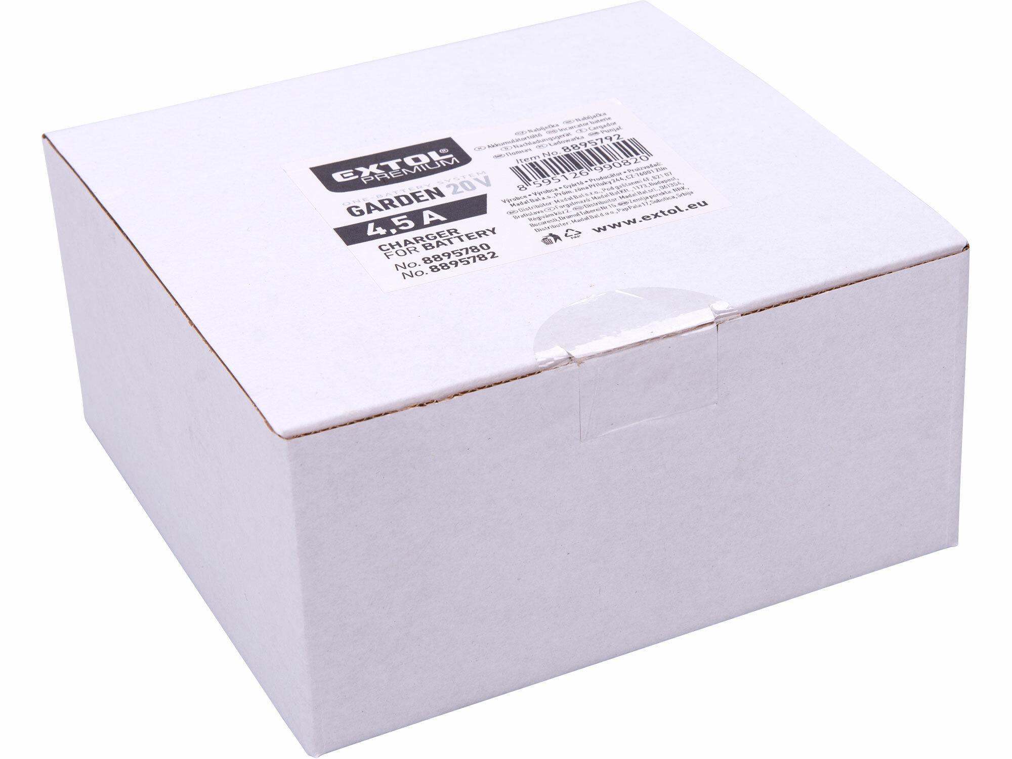 EXTOL PREMIUM 8895792 Nabíjačka akumulátorov Garden 20V/4,5A, pre záhradné aku náradie
