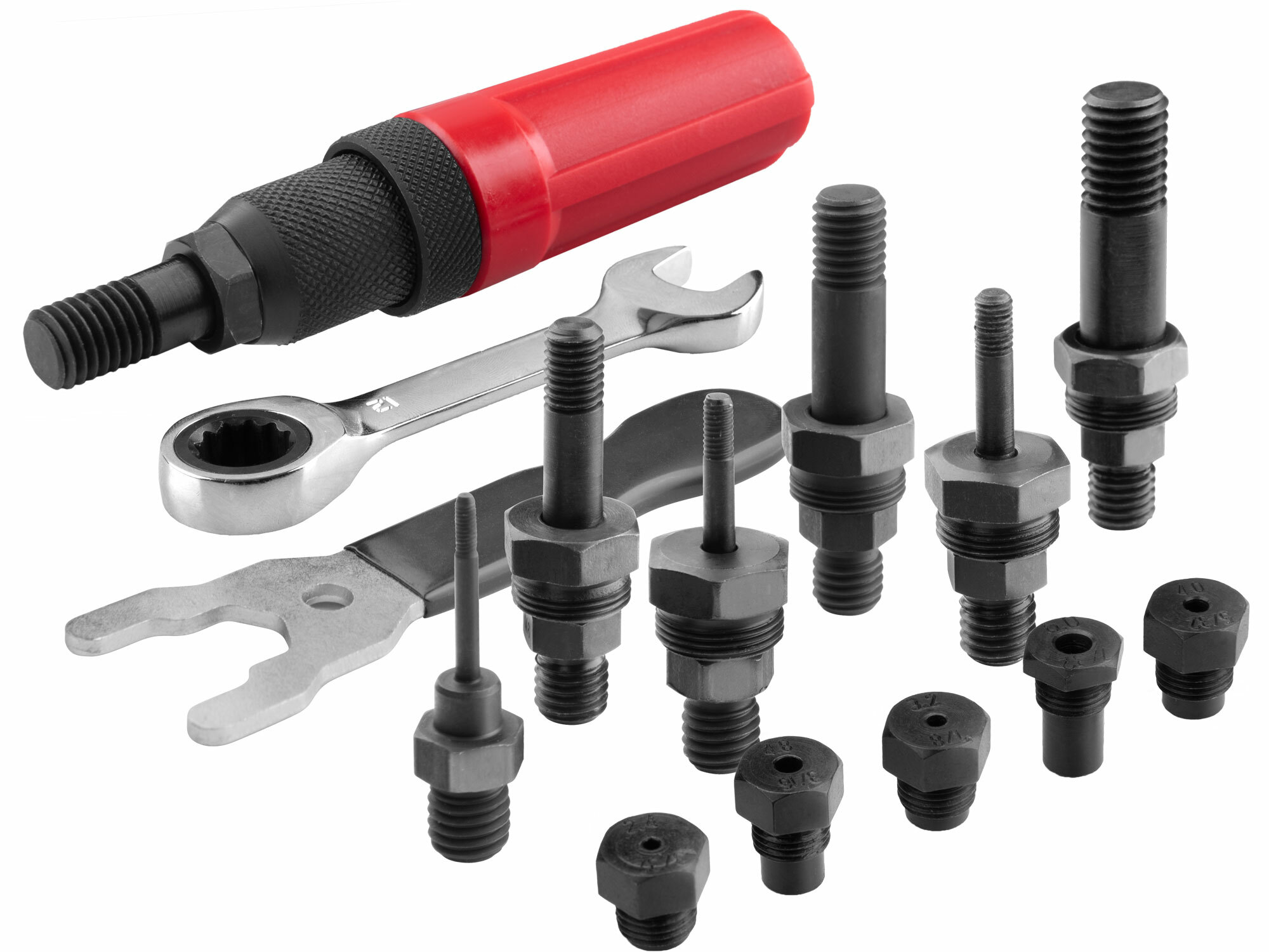 FORTUM 4770667 Nadstavec na nitovanie 2v1, nity 2,4-6,4mm, matice M3-M12