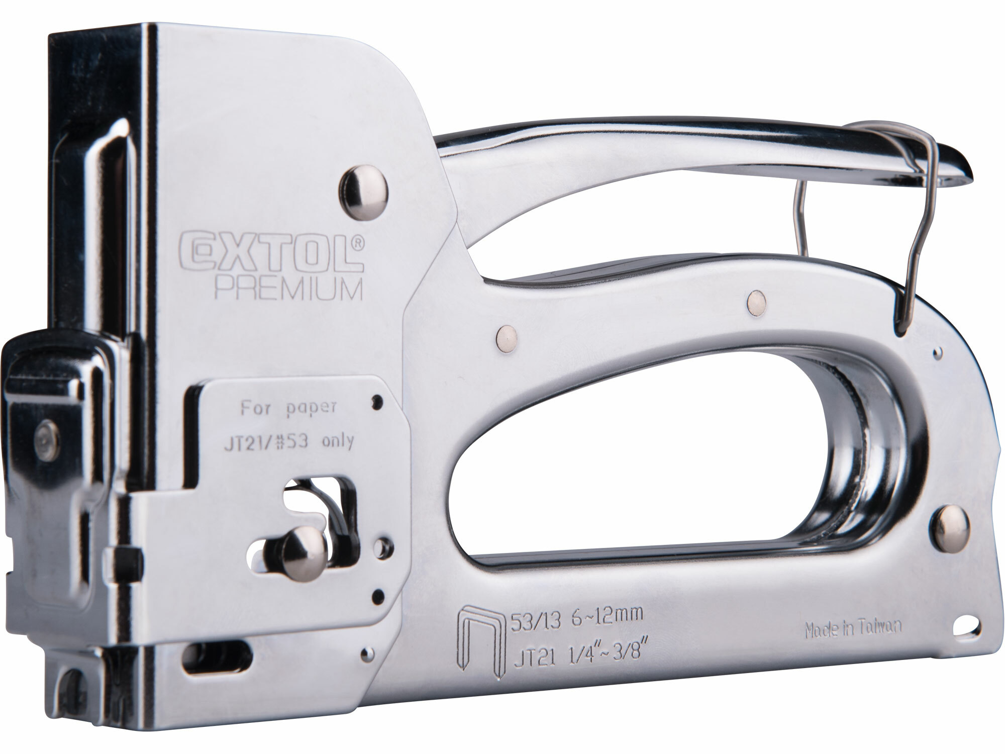EXTOL PREMIUM 8851105 Pištoľ sponkovacia 3v1, spony 6-12mm
