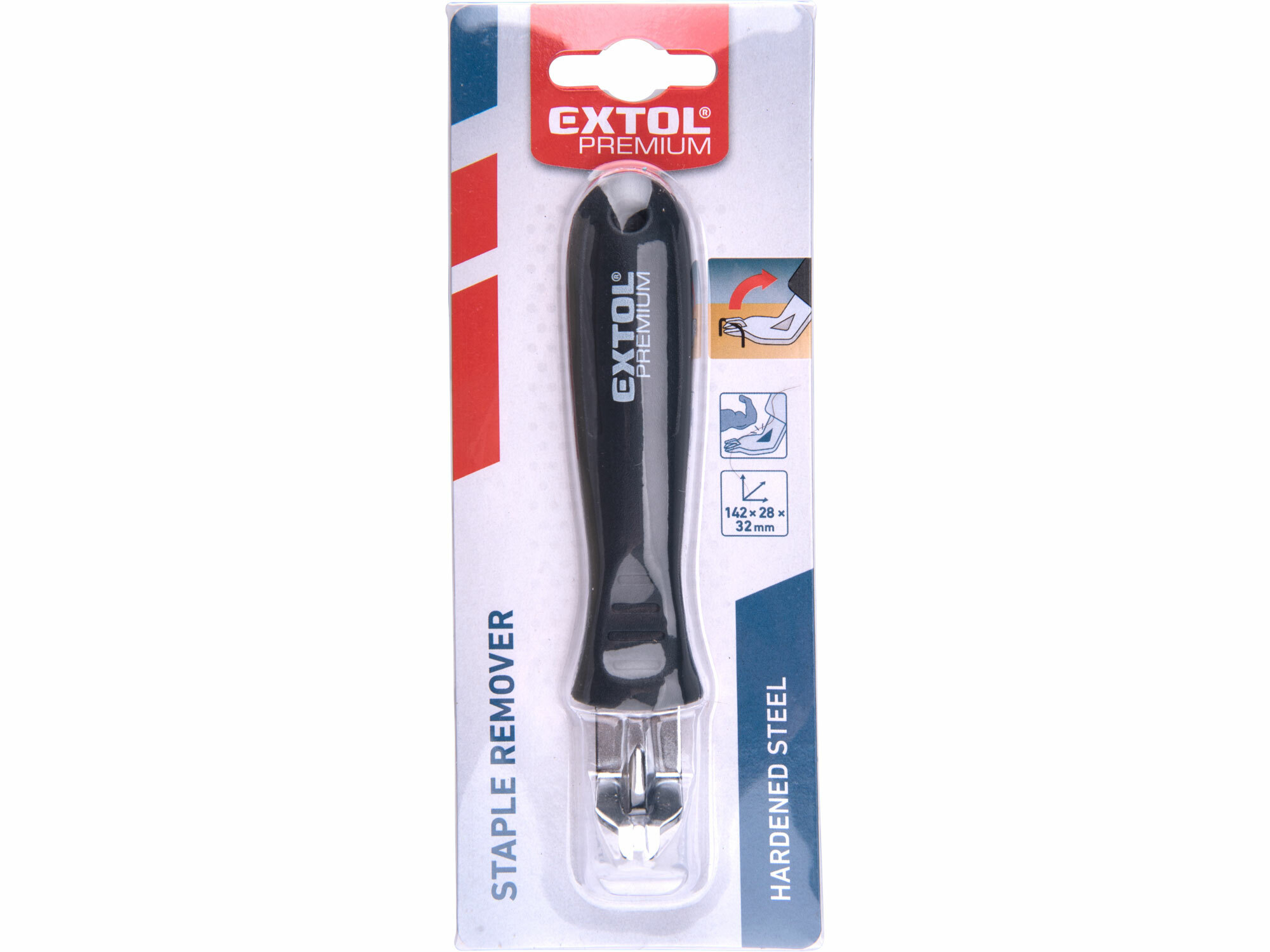 EXTOL PREMIUM 8851130 Odstraňovač sponiek, dĺžka 142mm