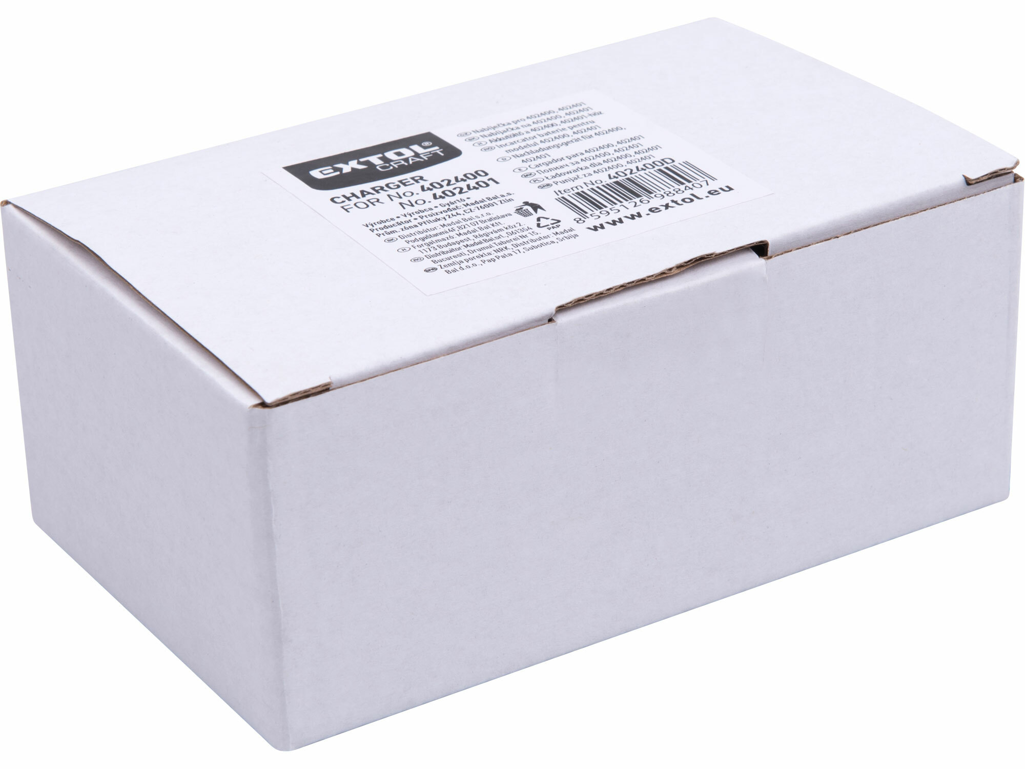 EXTOL CRAFT 402400D Nabíjačka akumulátorov, pre 402400, 402401