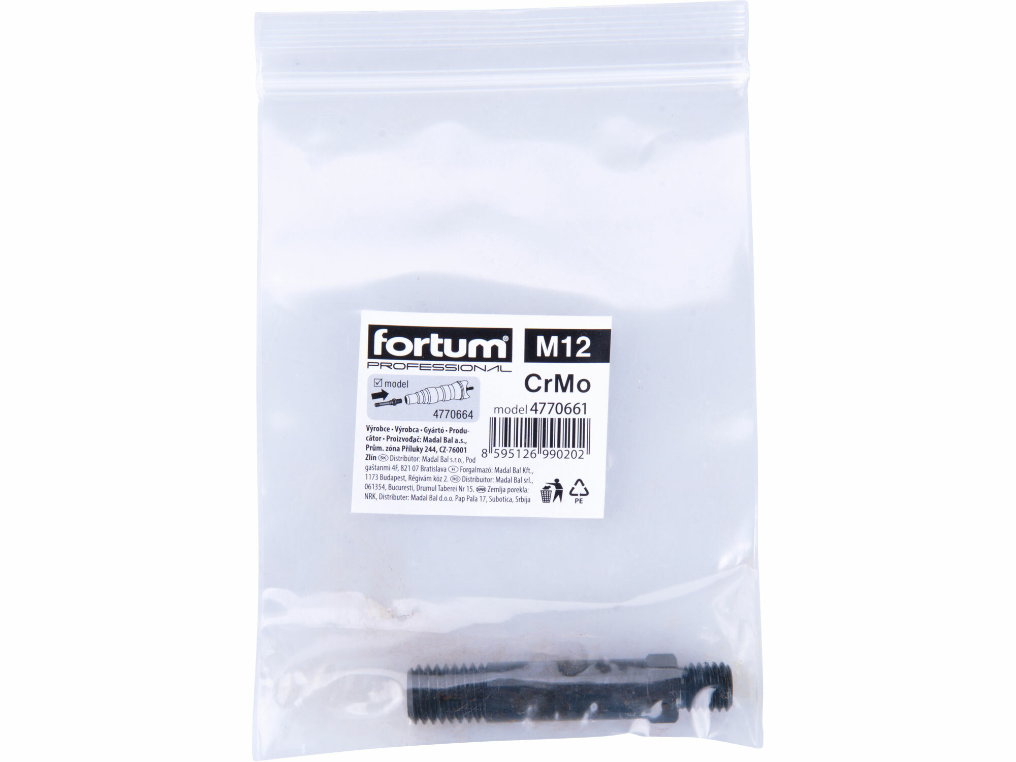 FORTUM 4770661 Tŕň závitový M12