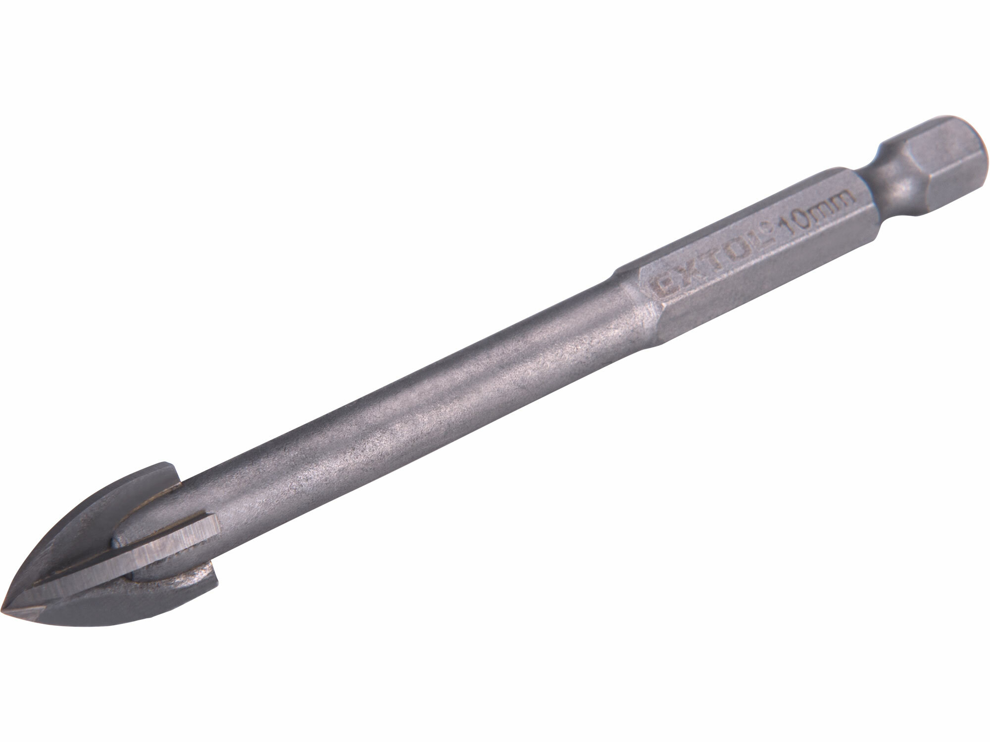 EXTOL PREMIUM 8801890 Vrták do skla a keramiky 10mm, šesťhranná 1/4" stopka