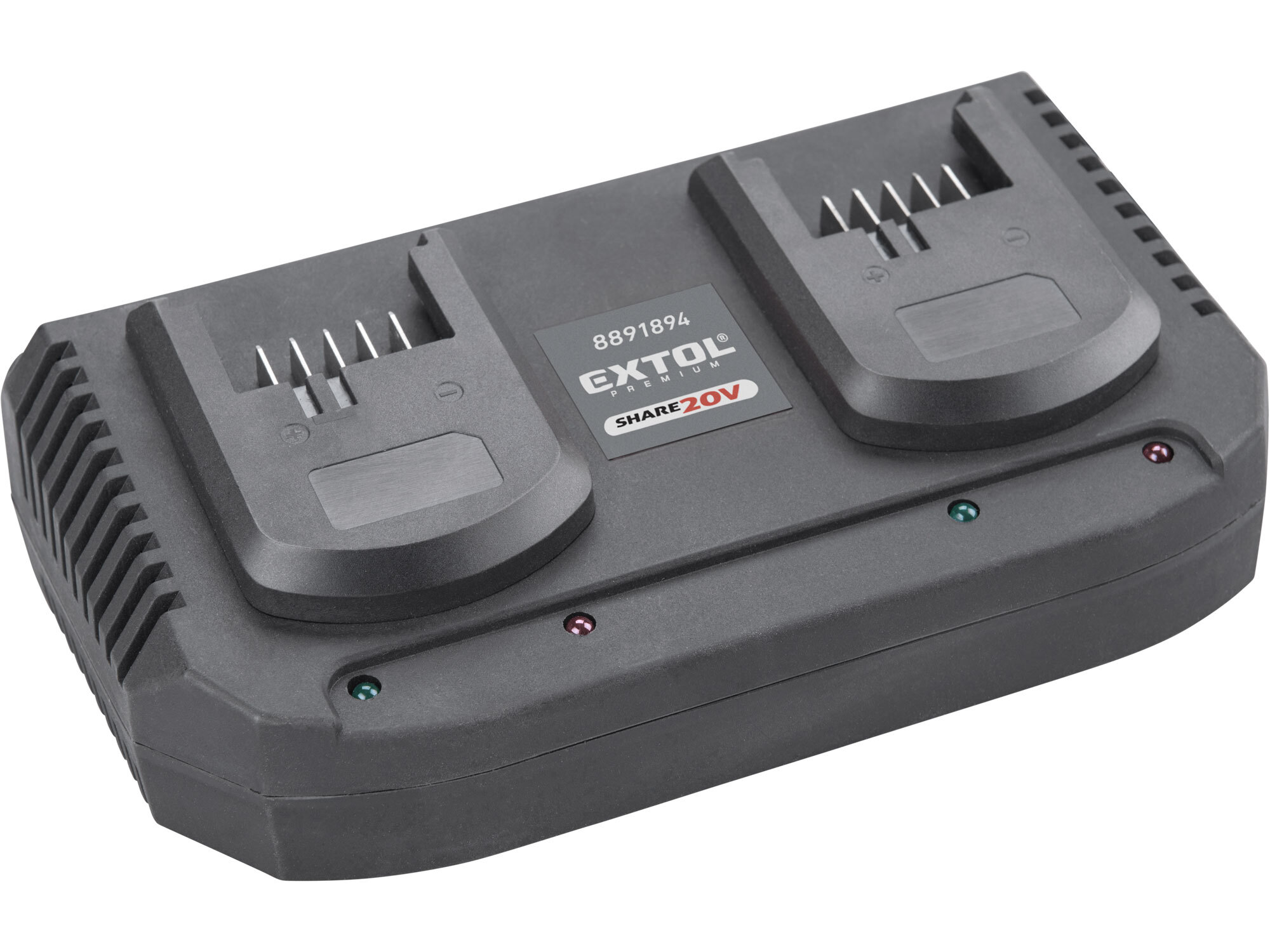 EXTOL PREMIUM 8891894 Nabíjačka akumulátorov Share20V, 2x3,5A