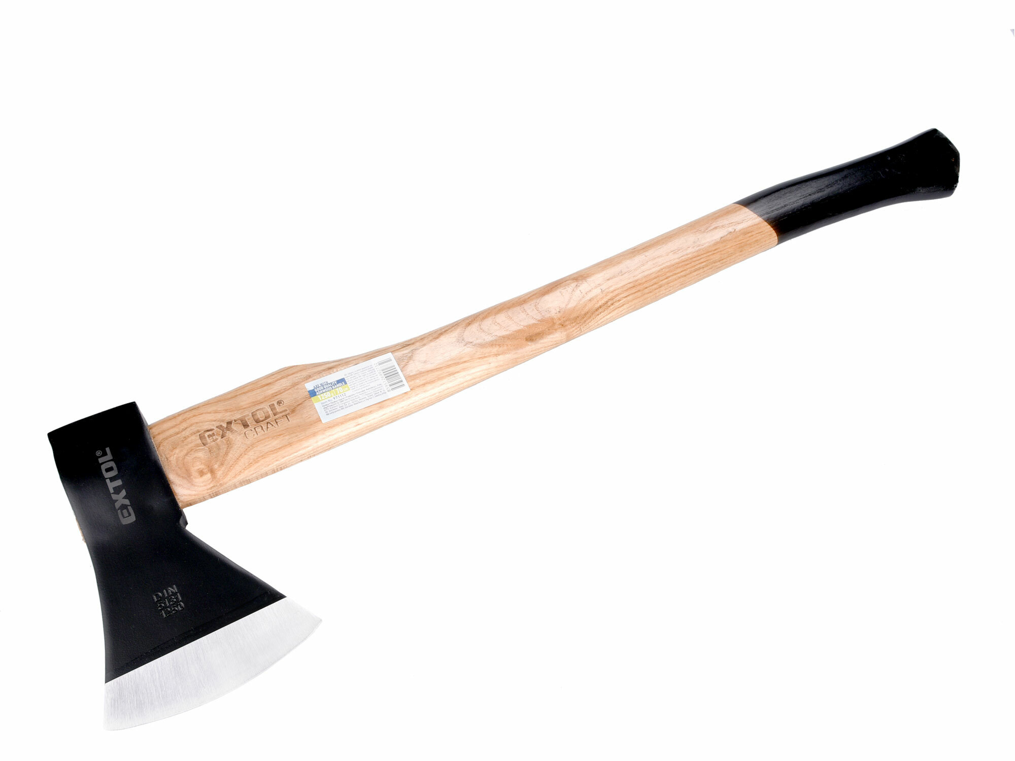 EXTOL CRAFT 971112 Sekera drevená násada, 1250g, 700mm